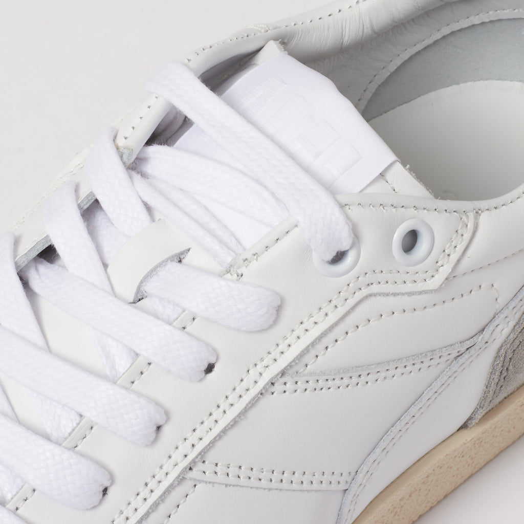 AMI Blue White Thin Low Trainers