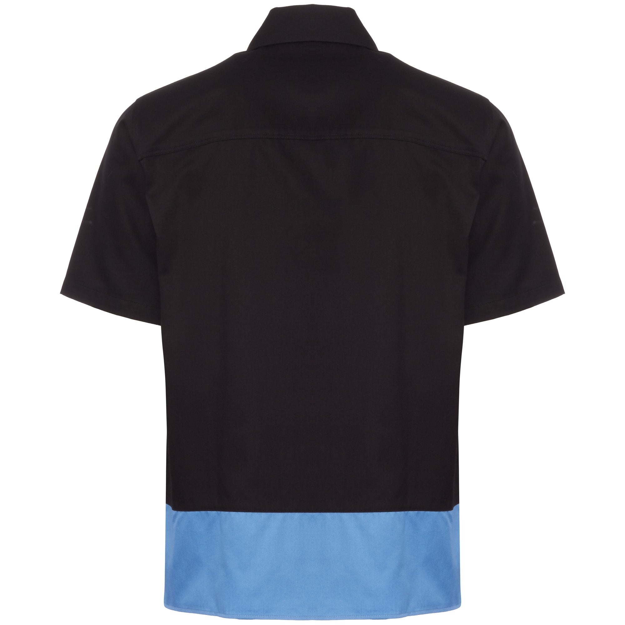 AMI Black Contrast Short Sleeve Shirt