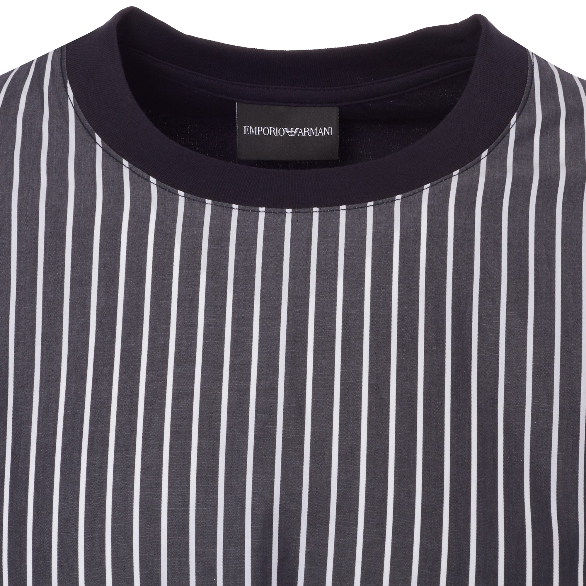 Emporio Armani Blue Striped T-Shirt