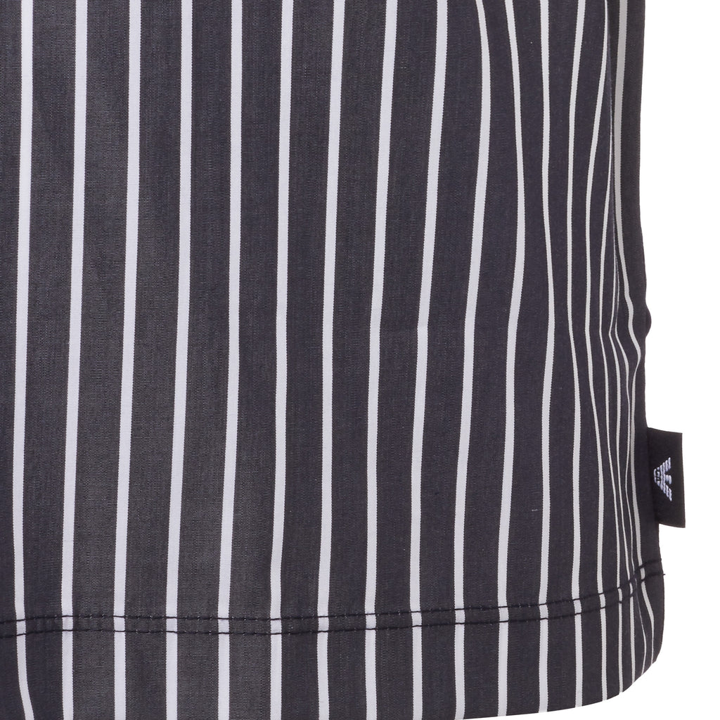 Emporio Armani Blue Striped T-Shirt