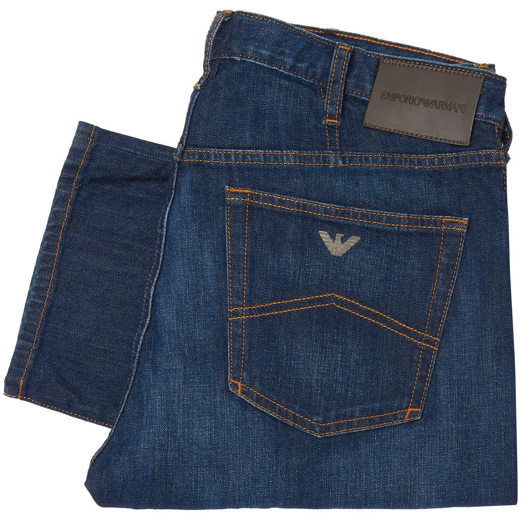 Emporio Armani Denim J21 Stretch Cotton Jeans