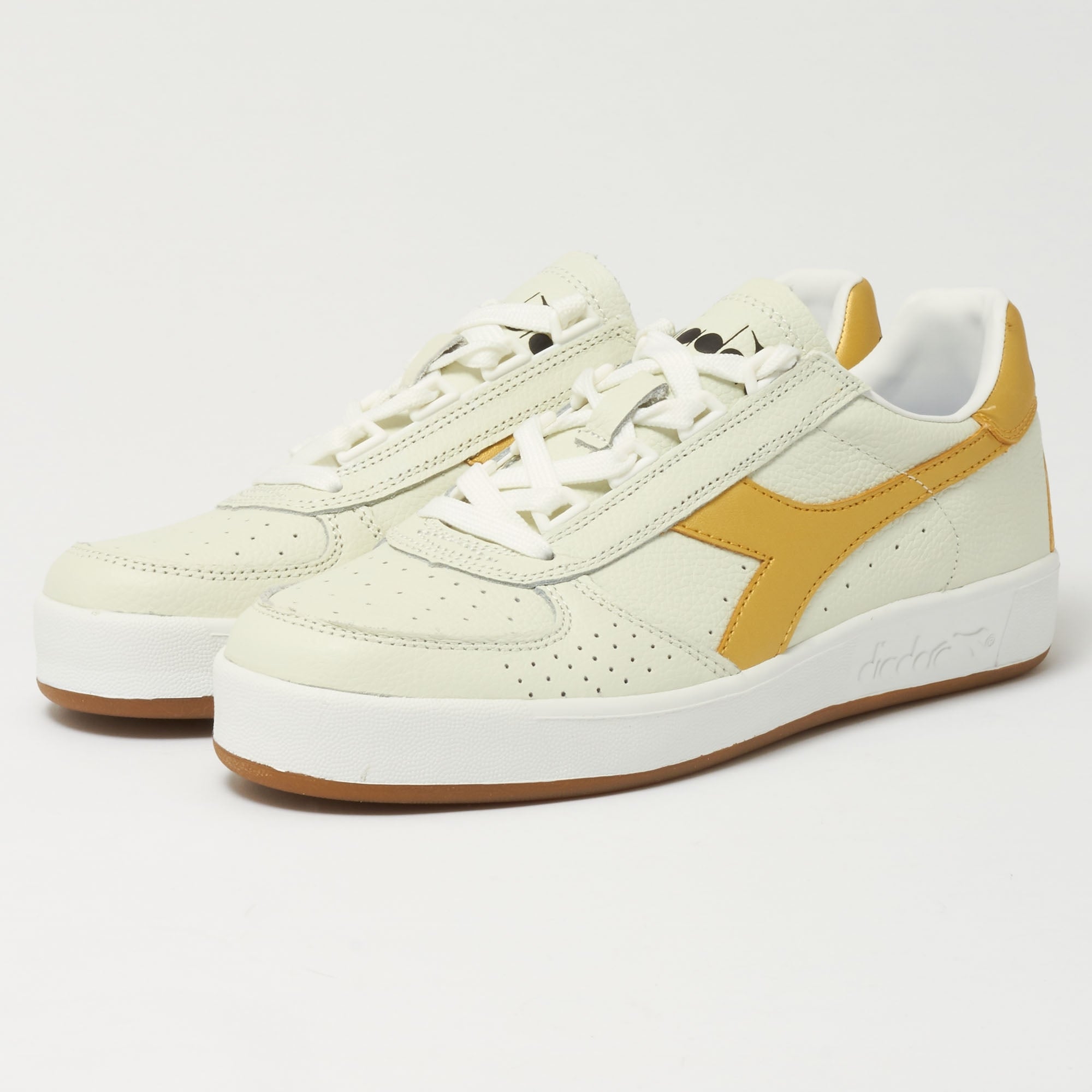 Diadora B.Elite L - White & Gold