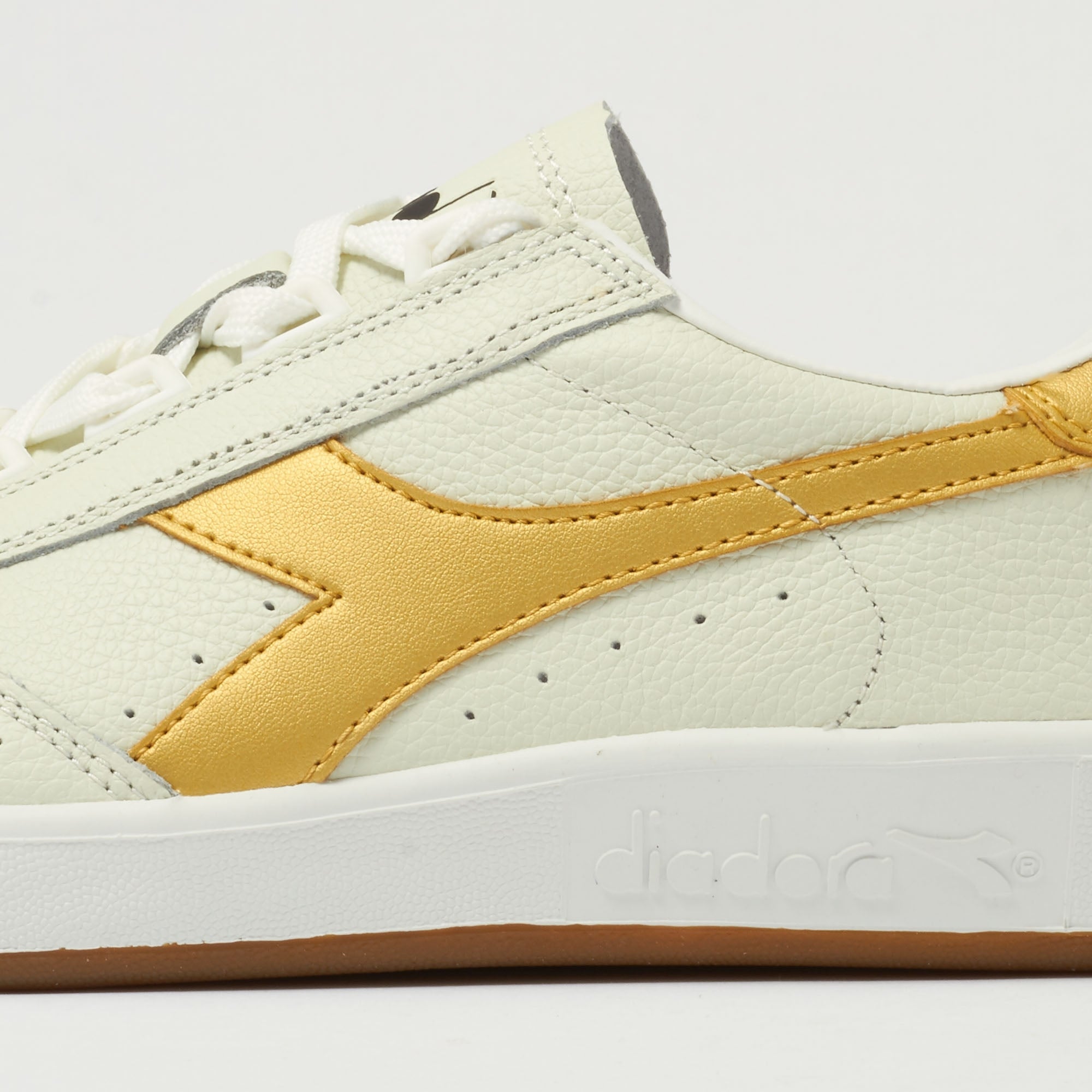 Diadora B.Elite L - White & Gold