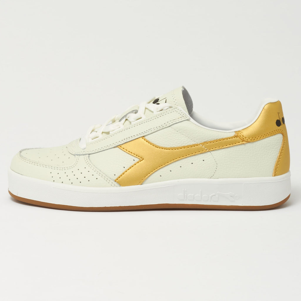 Diadora B.Elite L - White & Gold