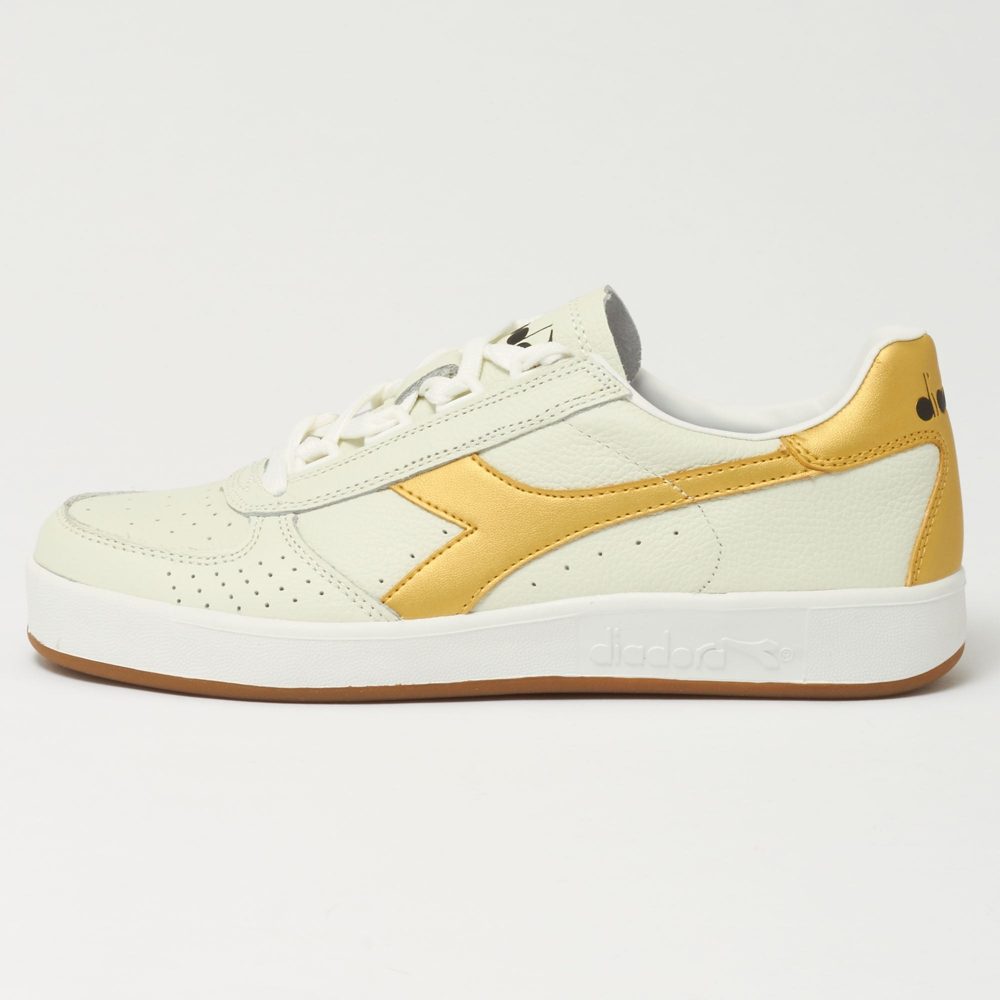 Diadora B.Elite L - White & Gold