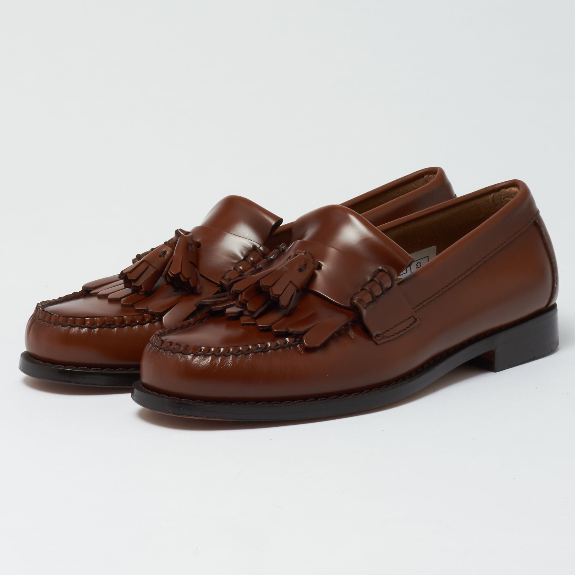 G.H. Bass Weejun Layton II Moc Kiltie Tassel Loafers - Mid Brown