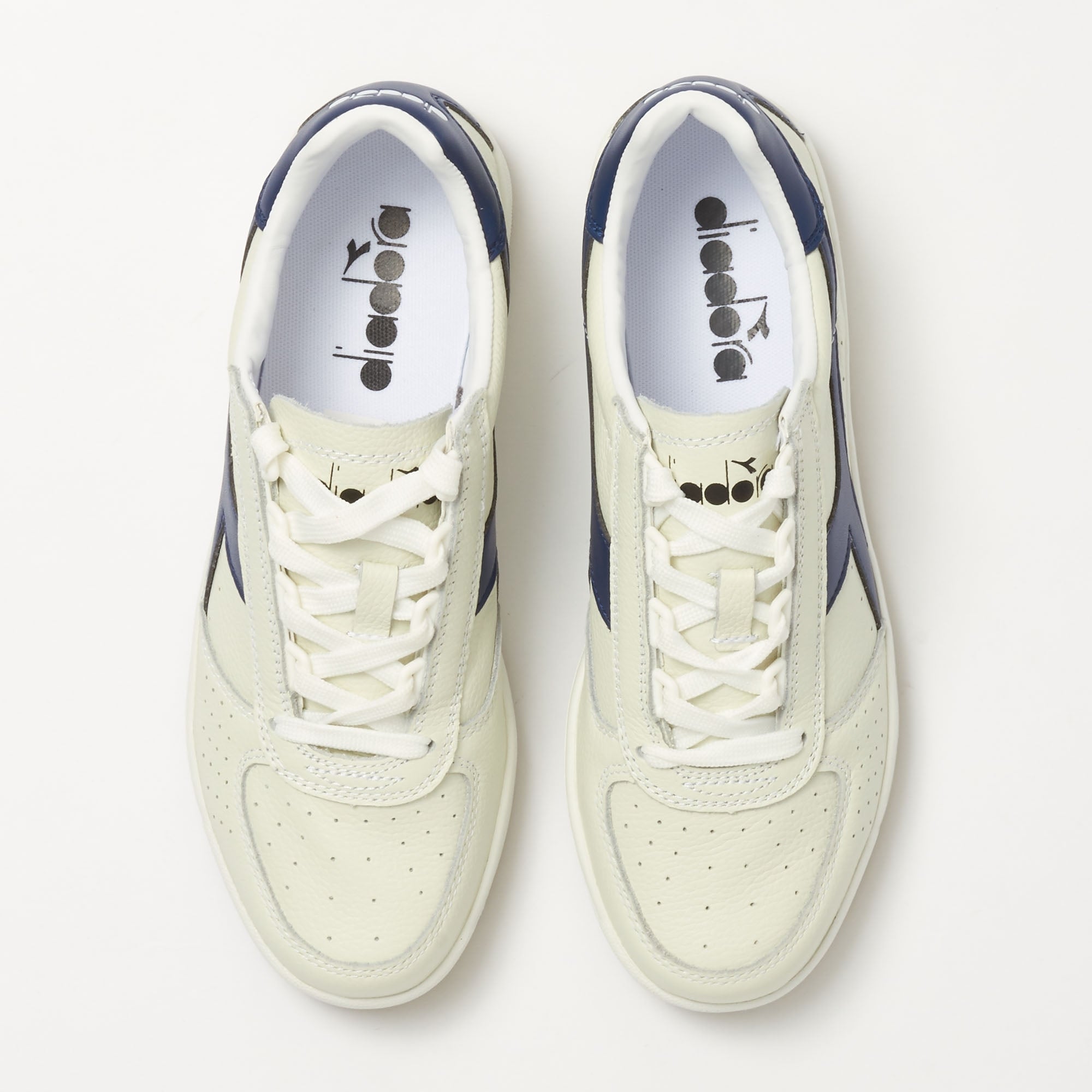 Diadora Borg Elite - White & Saltire Navy