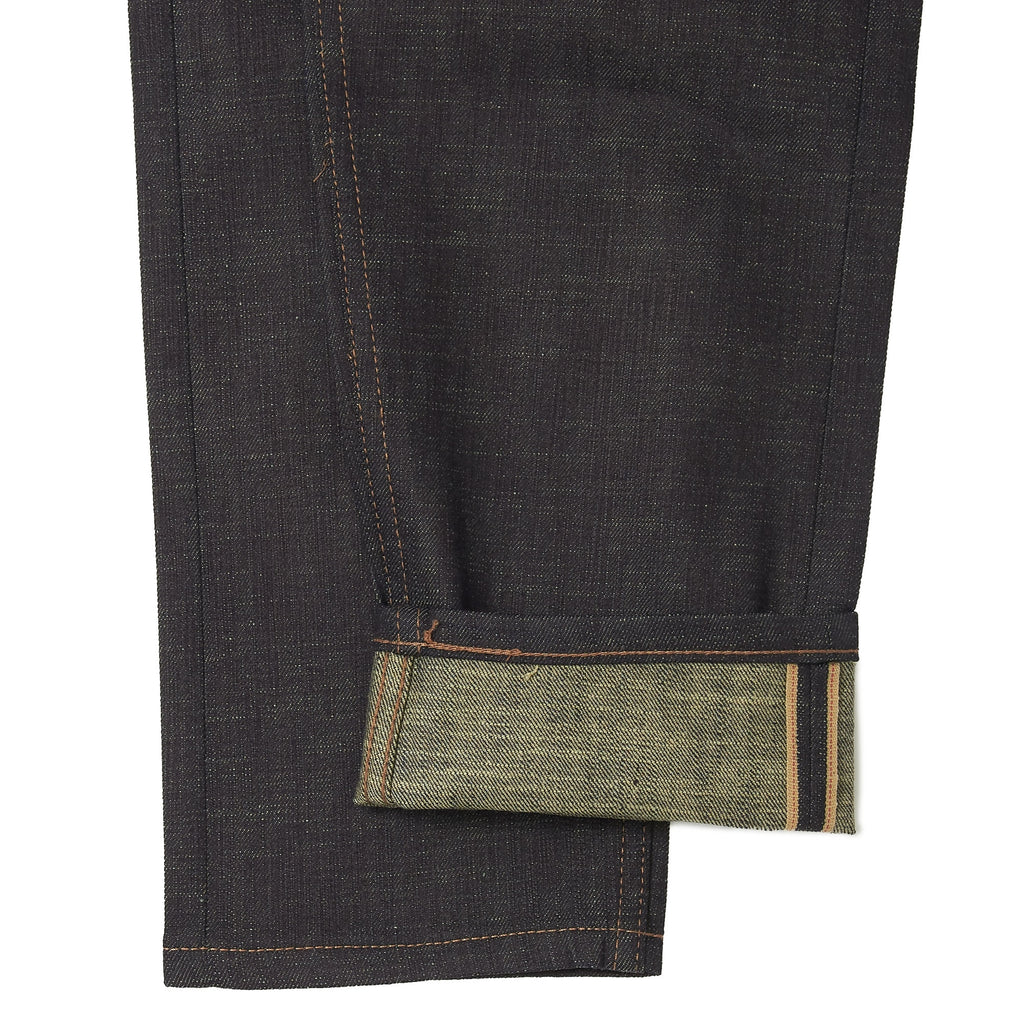 Naked and Famous Denim Indigo Slub Stretch Easy Guy Selvedge Denim Jeans