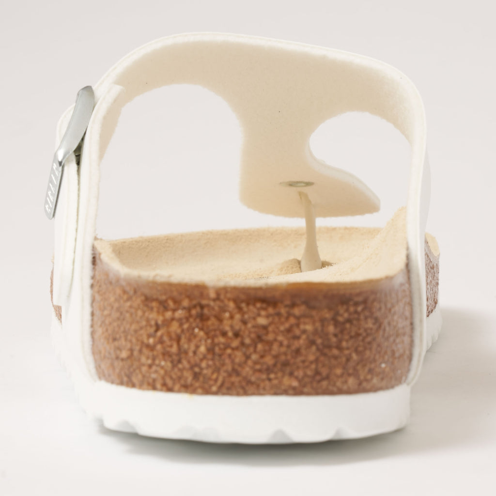Birkenstock White Gizeh Sandals