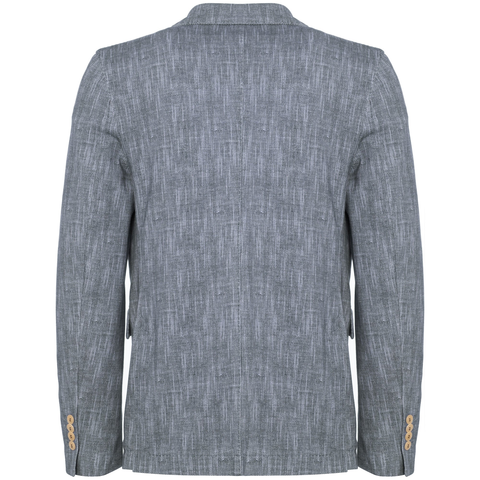 Circolo 1901 Light Blue Herringbone Stretch Blazer