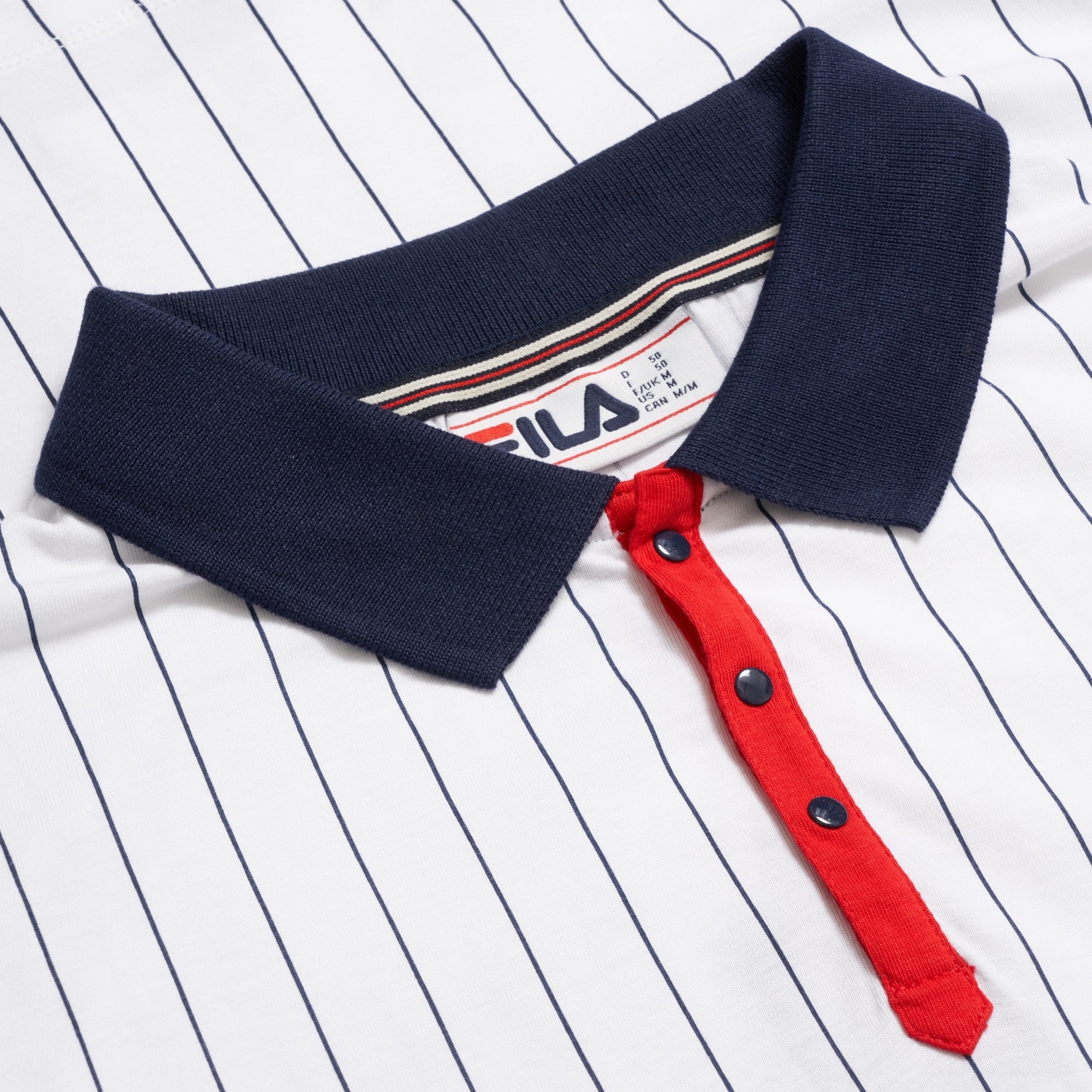 BB1 Classic Vintage Striped Polo - White