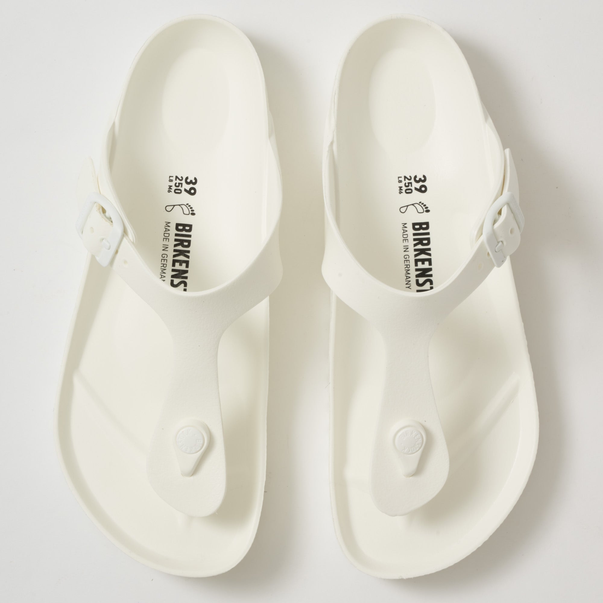 Birkenstock Womens Gizeh EVA Sandals - White