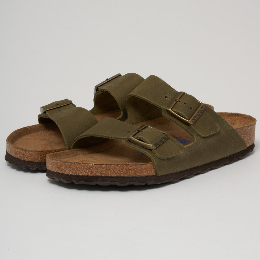 Birkenstock Arizona Sandals - Steer Khaki