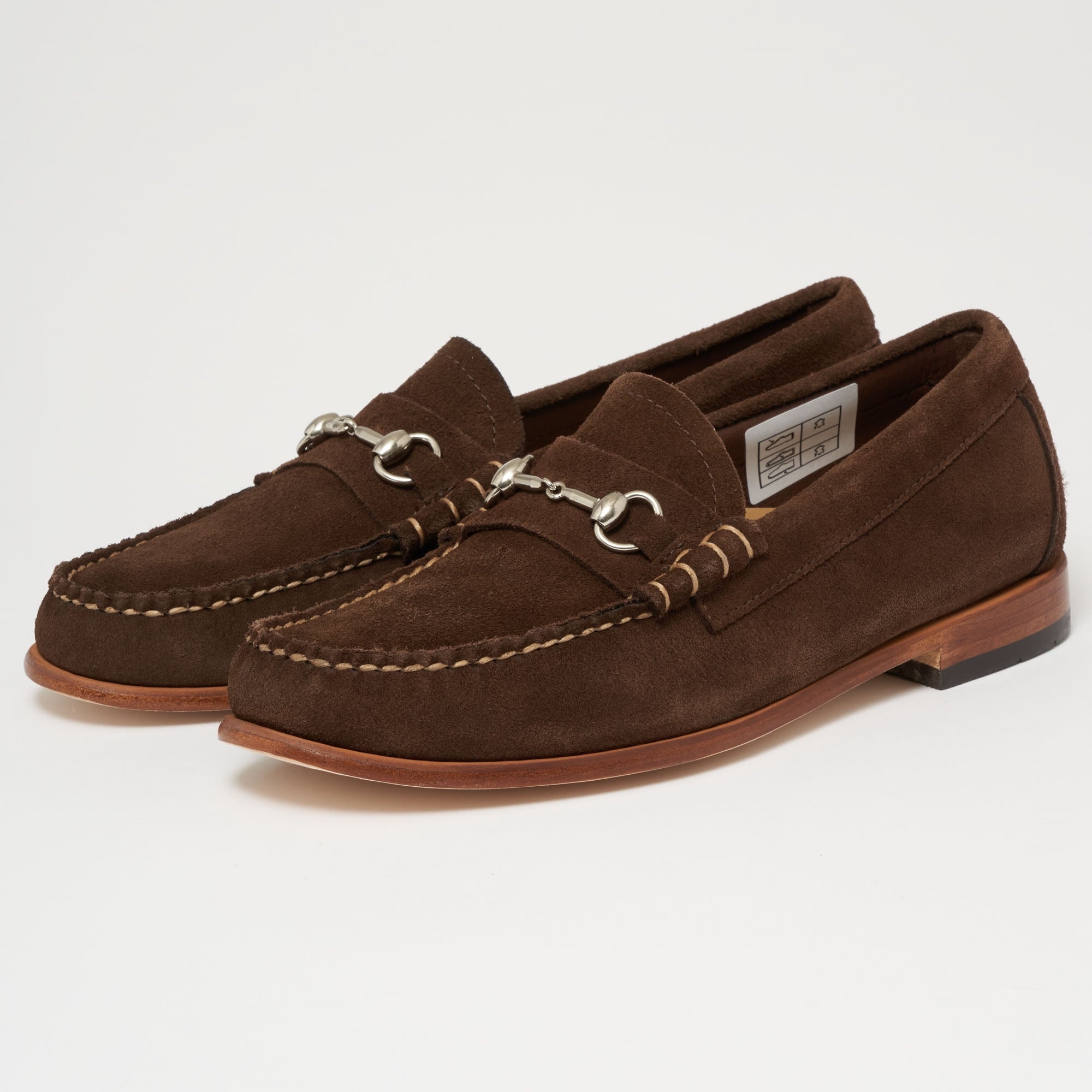 G.H. Bass Weejun Lincoln Palm Springs Reverso Loafers - Dark Brown