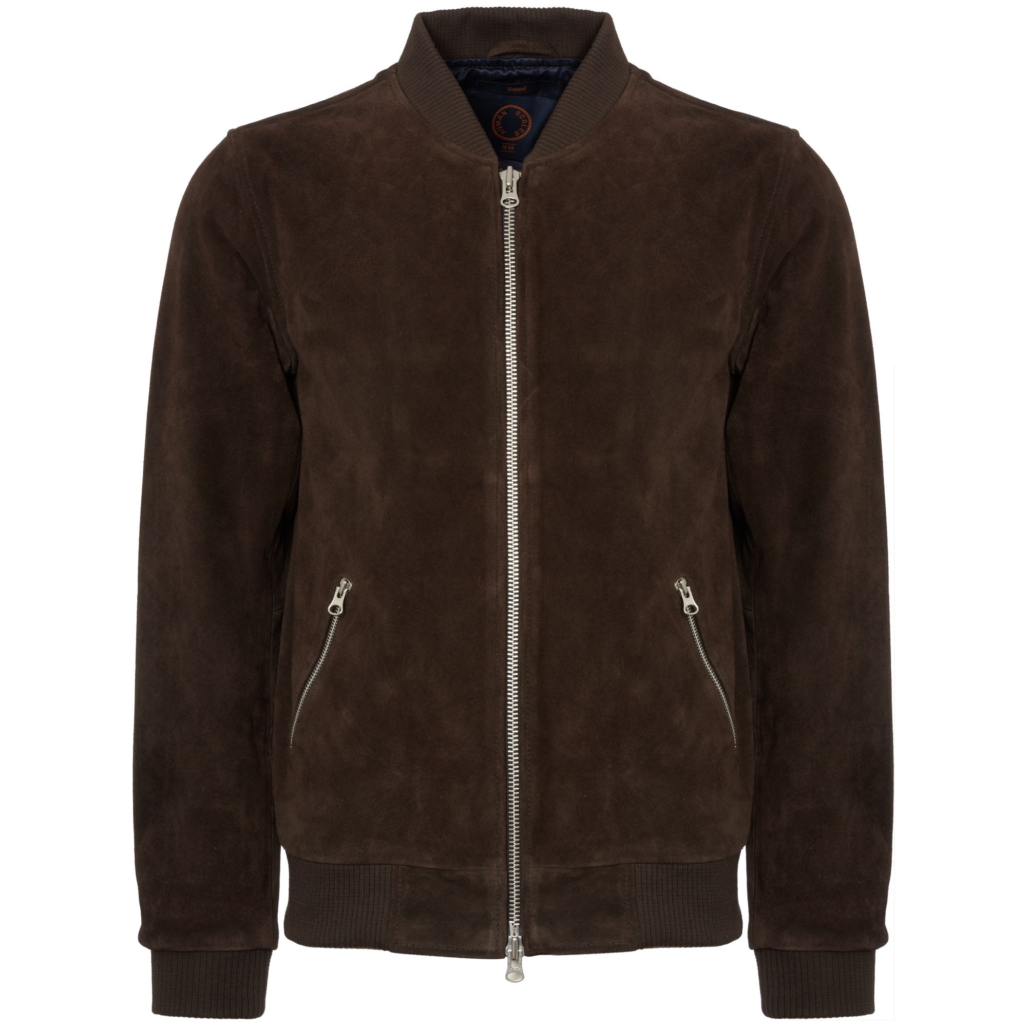Human Scales Chocolate Double Texture Suede Russel Jacket