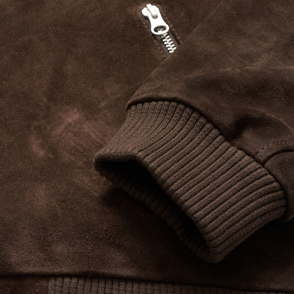 Human Scales Chocolate Double Texture Suede Russel Jacket