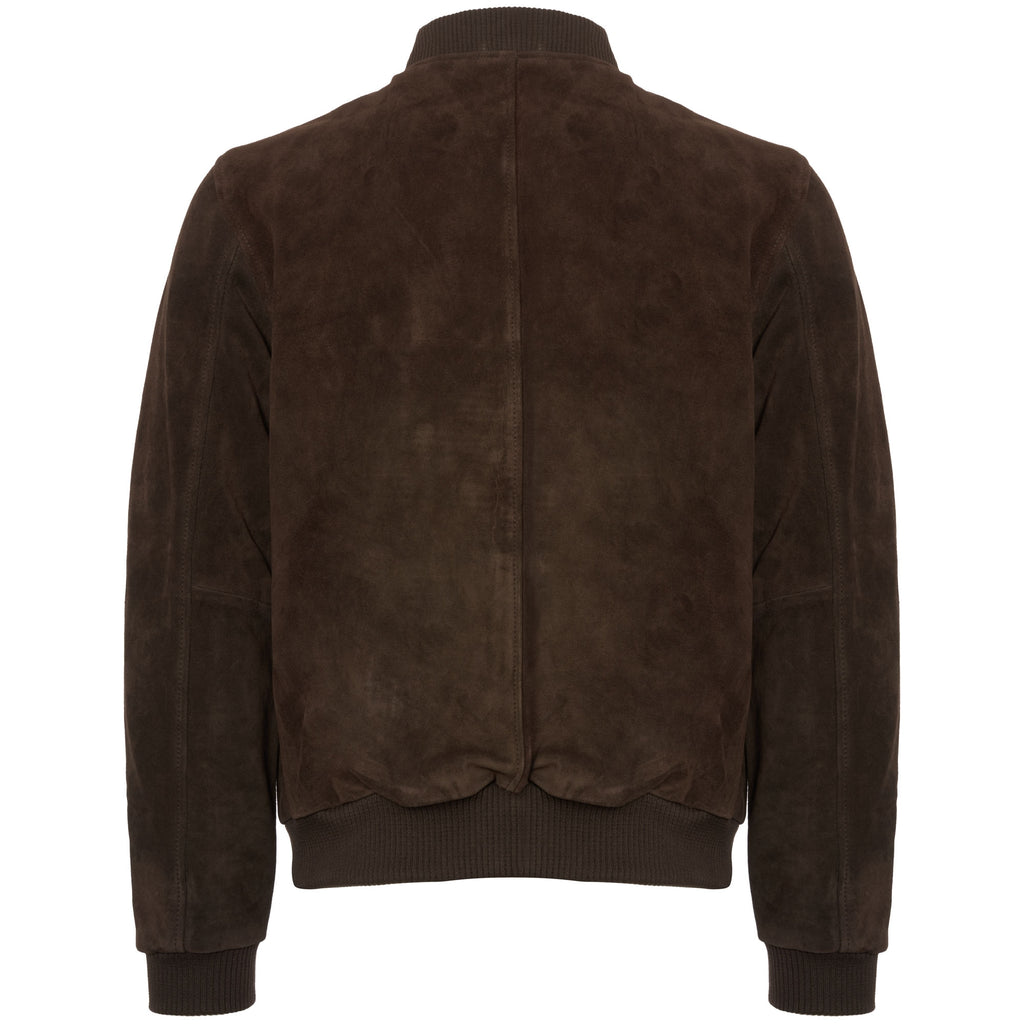 Human Scales Chocolate Double Texture Suede Russel Jacket