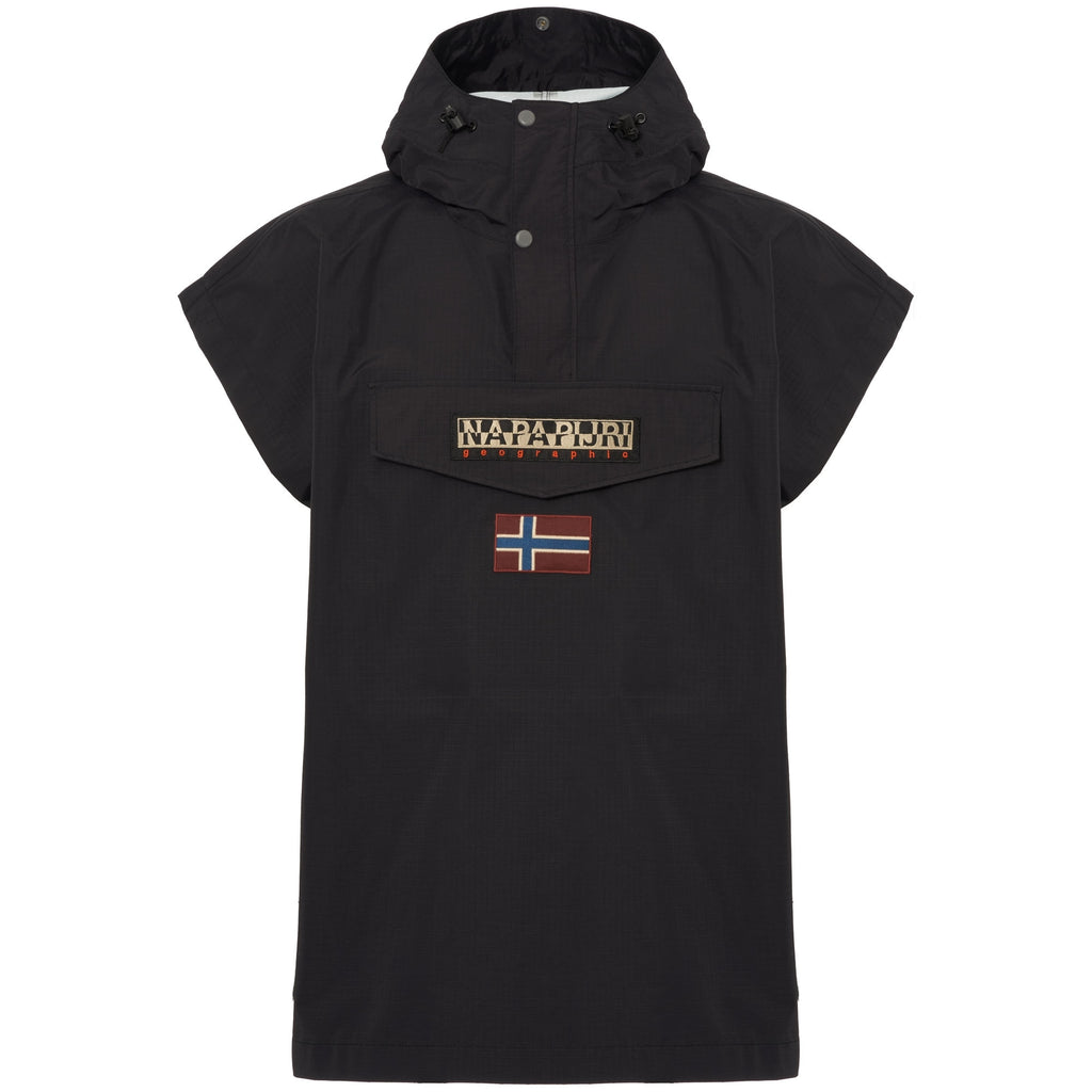 Napapijri Black Rainforest Hooded Cape