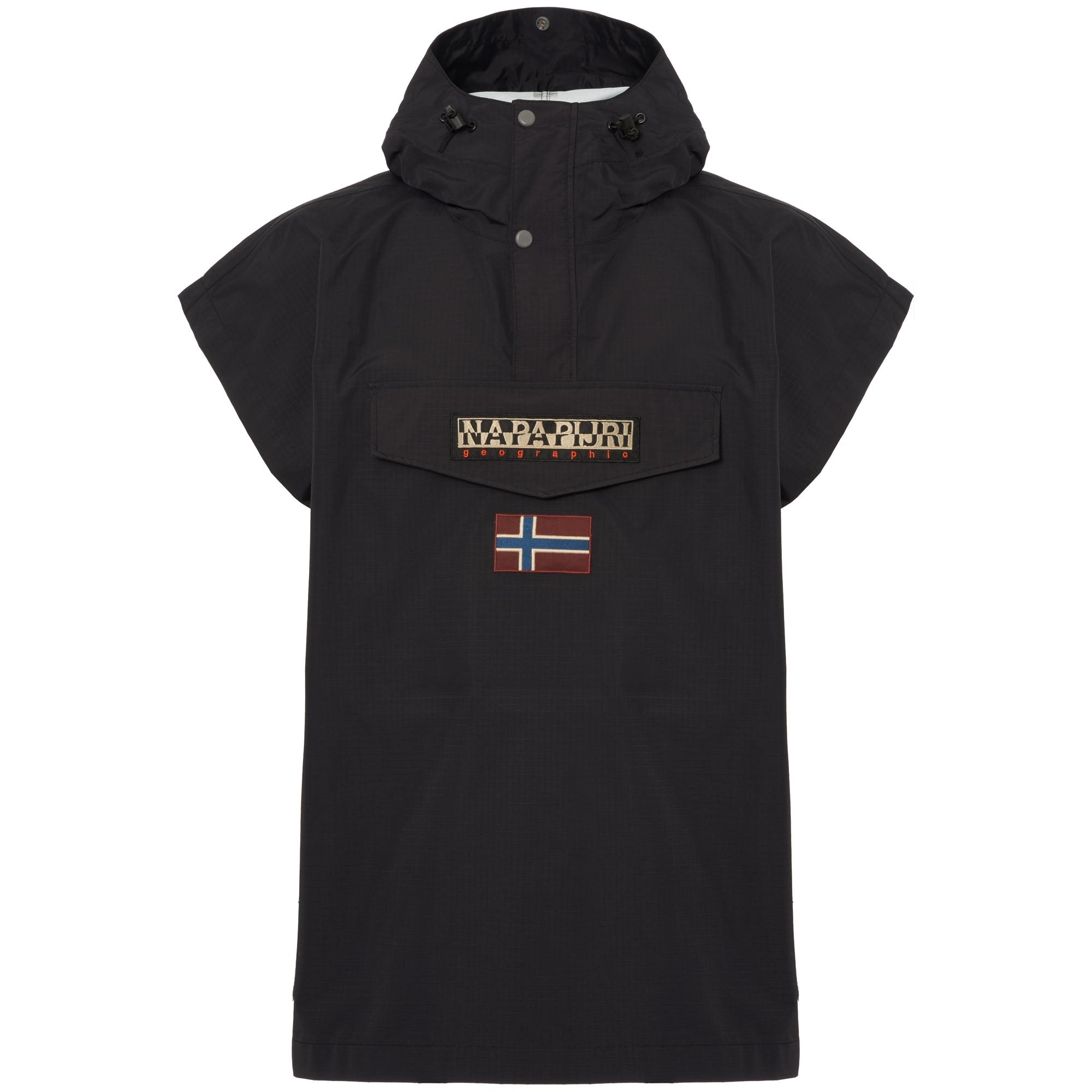 Napapijri Black Rainforest Hooded Cape
