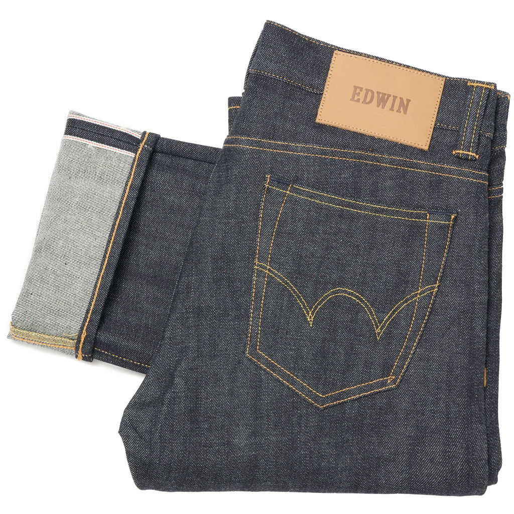Edwin ED-71 Red Listed Selvage Denim Jeans - Unwashed