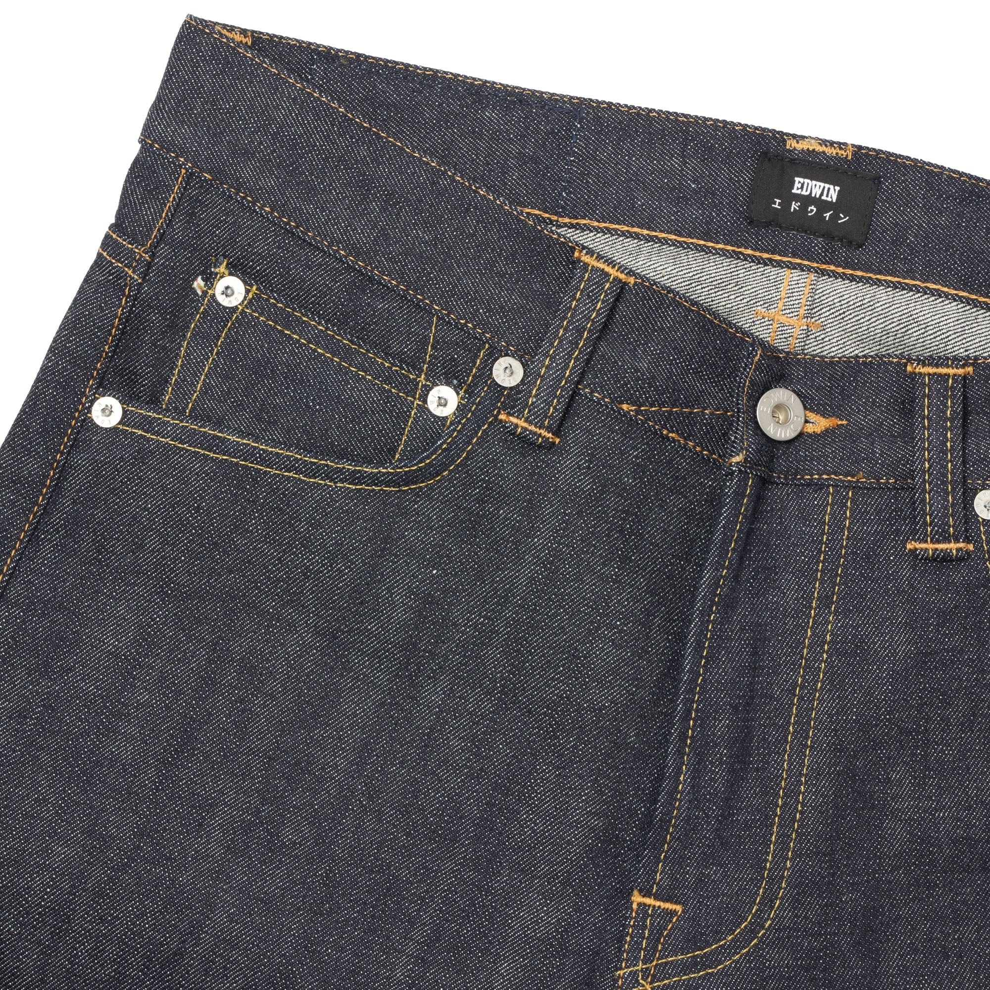 Edwin ED-71 Red Listed Selvage Denim Jeans - Unwashed