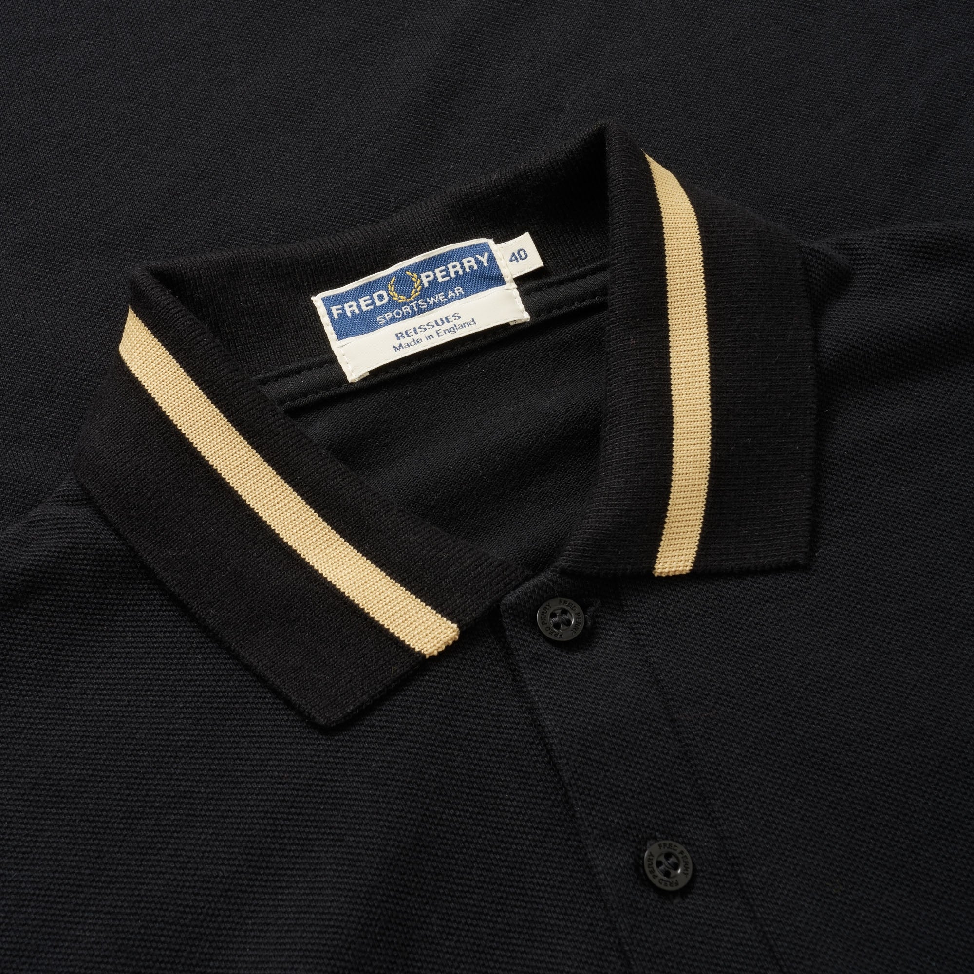 Fred Perry Black & Champ M2 Single Tipped Polo M2 | Dandy Fellow
