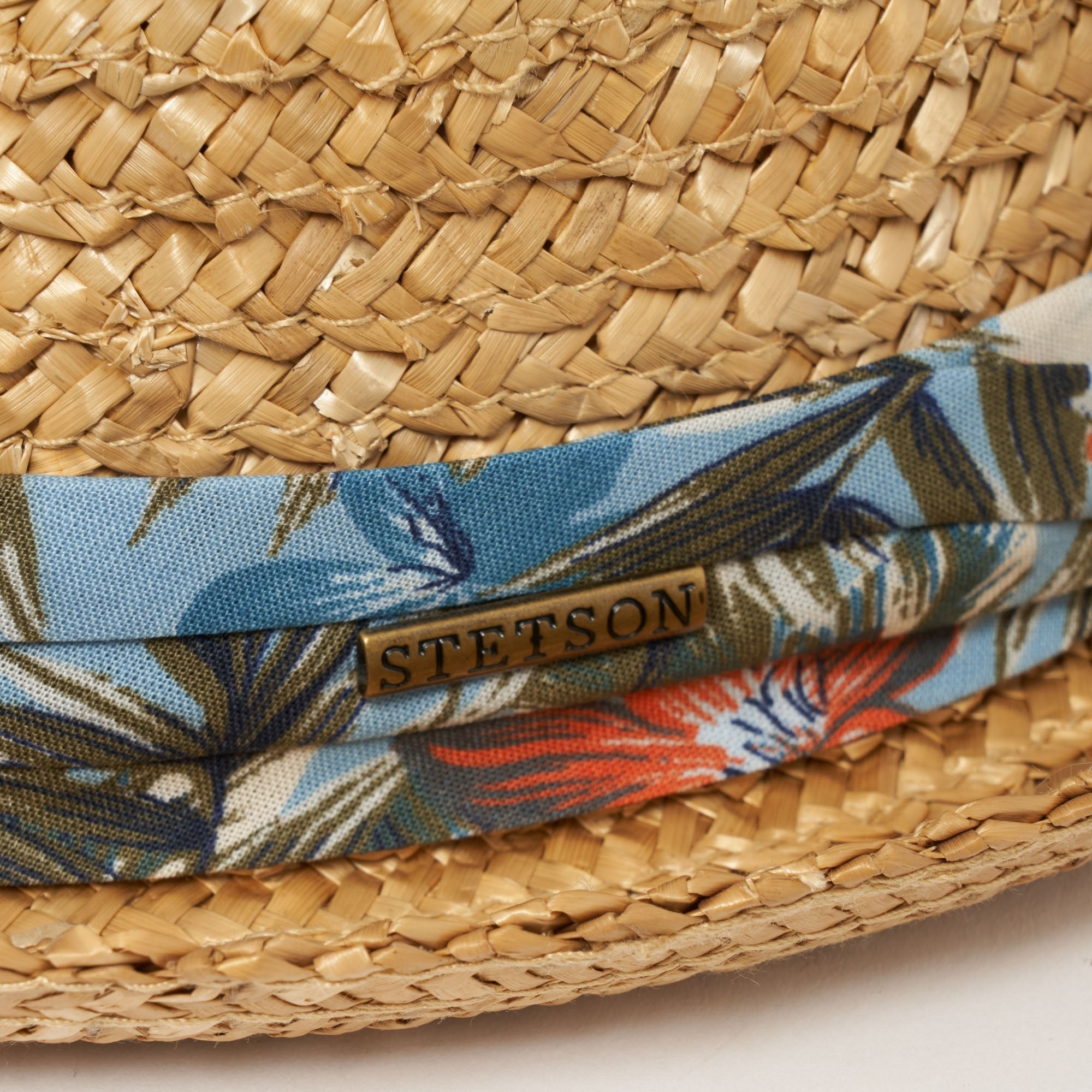 Stetson Hats Wheat Player Vintage Straw Fedora Hat