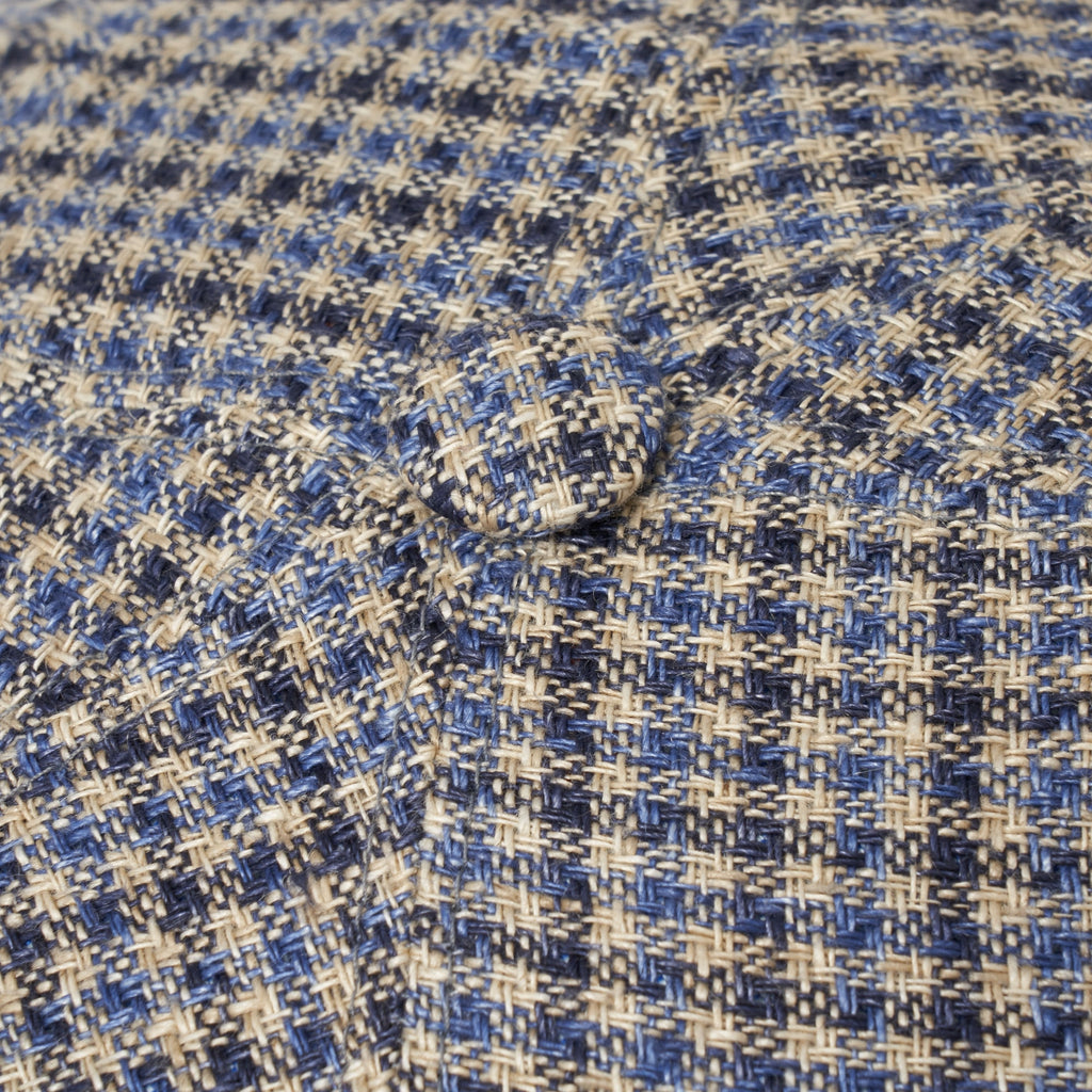 Stetson Hats Check Varysburg Flat Cap- Blue