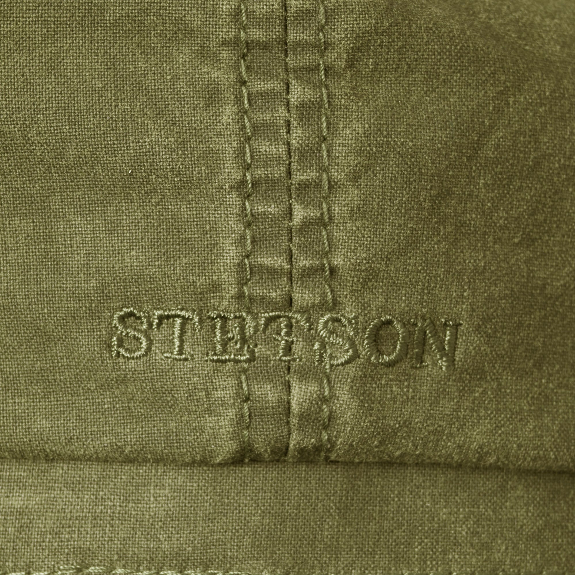 Stetson Hats Hatteras Delave Cotton Flat Cap- Khaki
