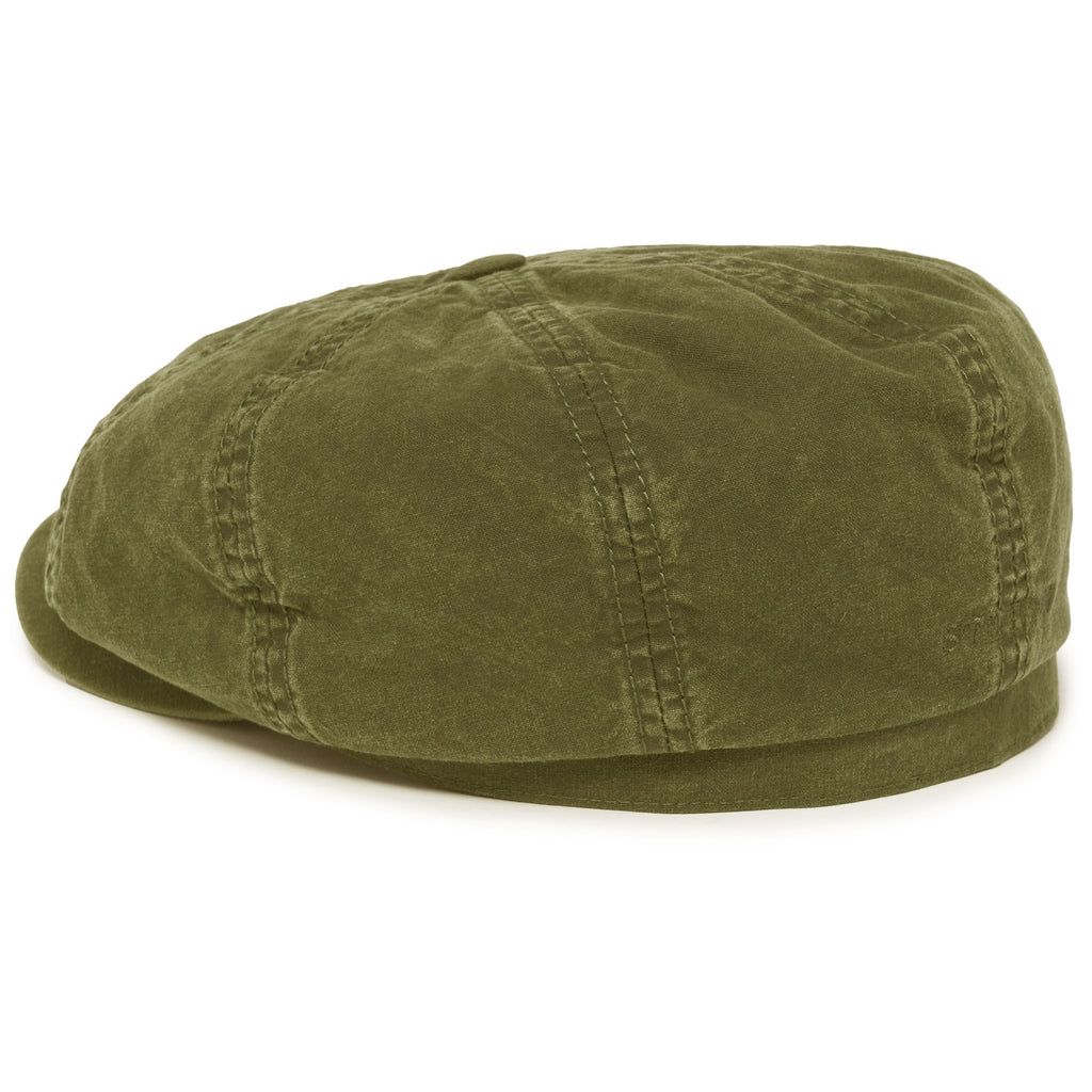 Stetson Hats Hatteras Delave Cotton Flat Cap- Khaki
