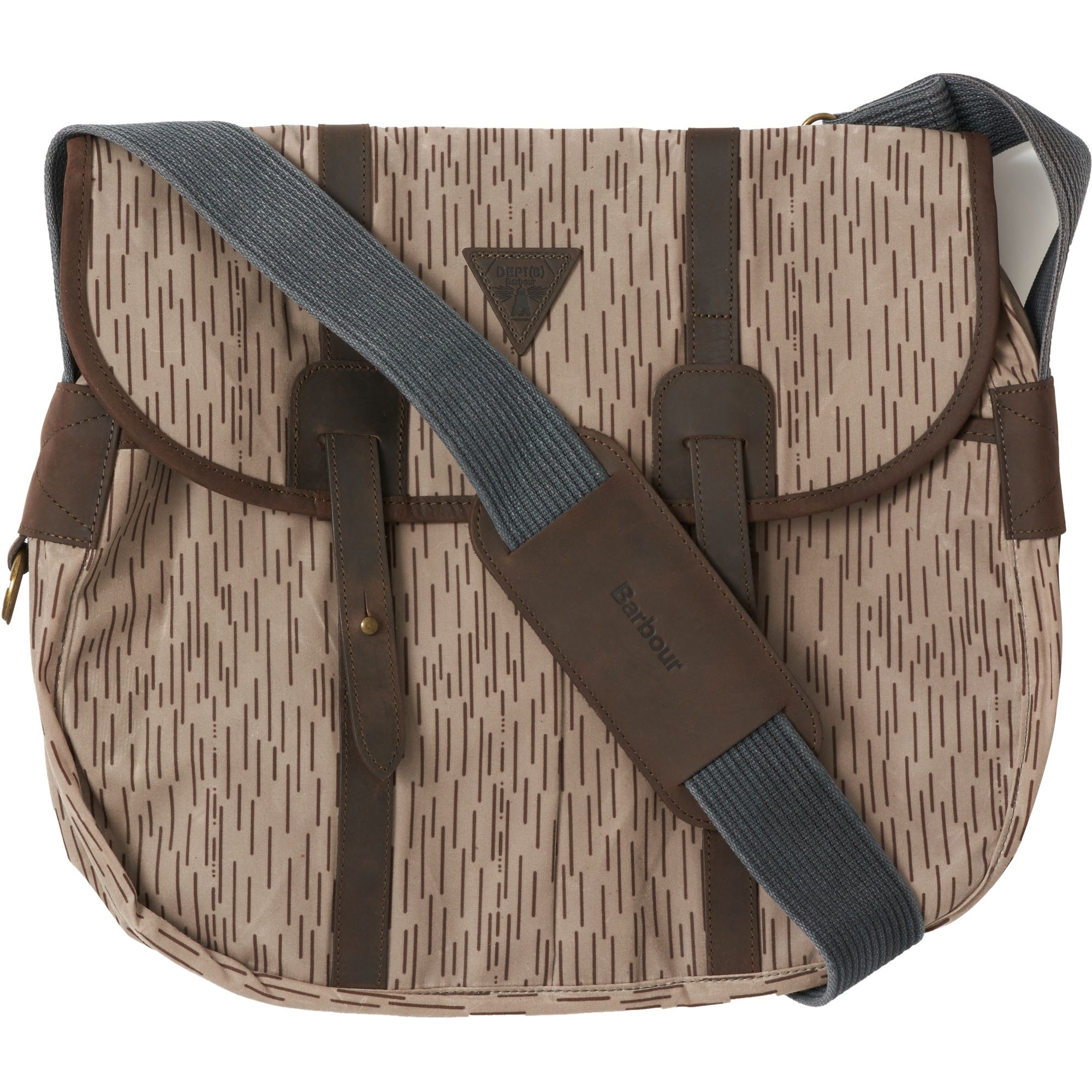 Barbour Dept B Brown Dash and Dot Tarras Bag