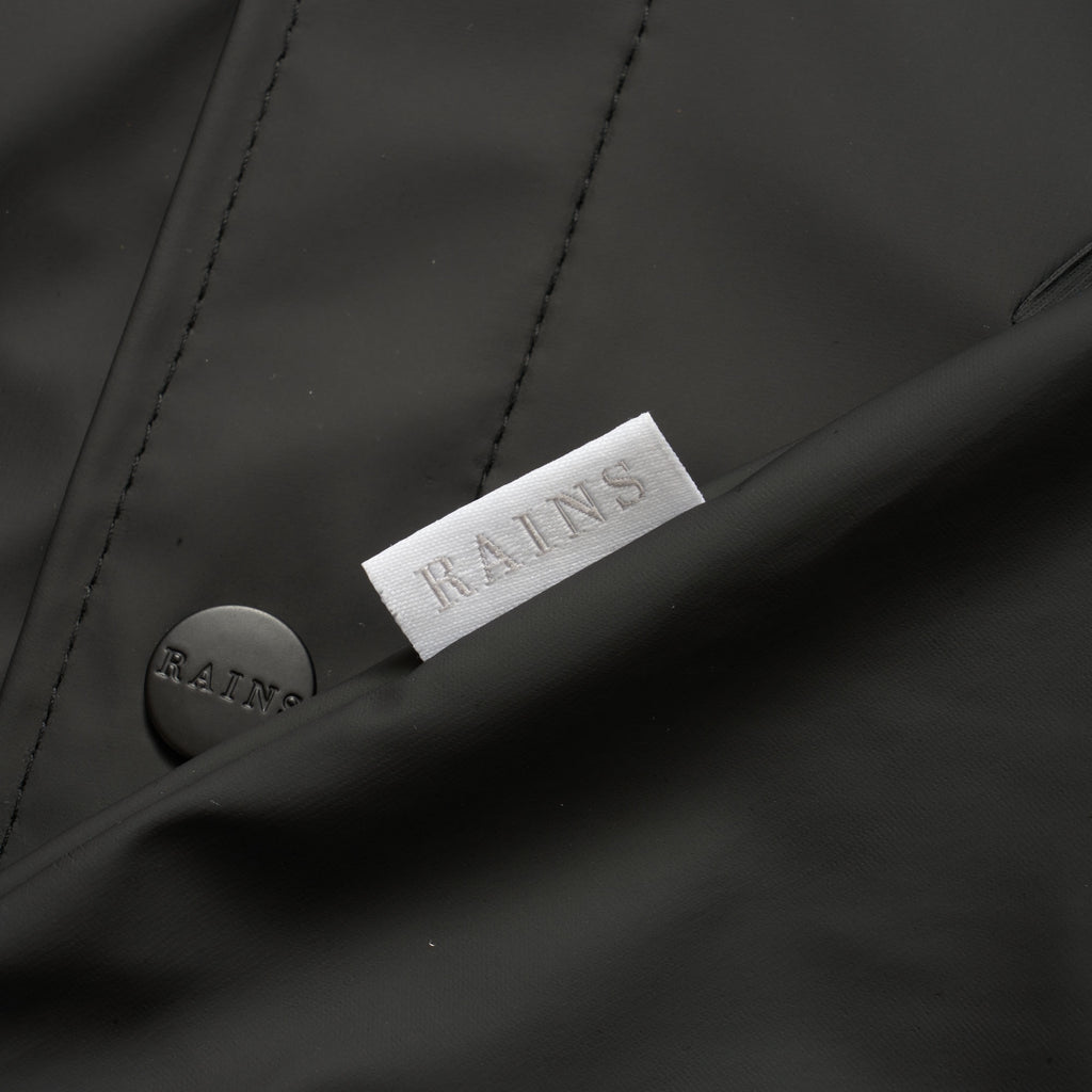 Rains Long Jacket - Black