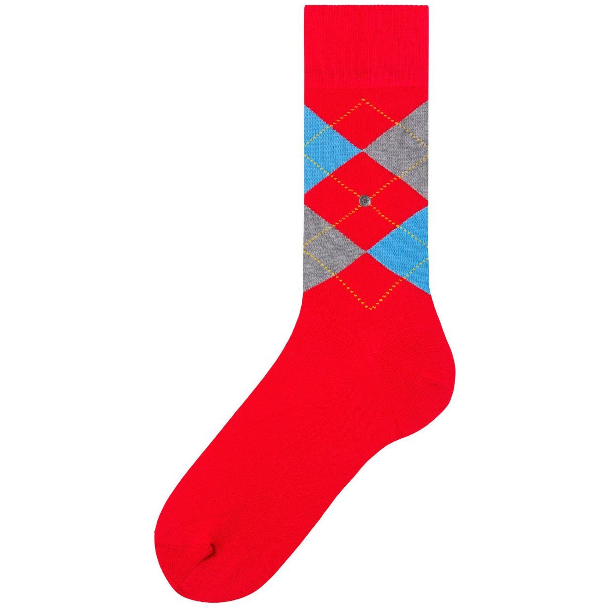 Burlington Socks Red King Argyle Socks