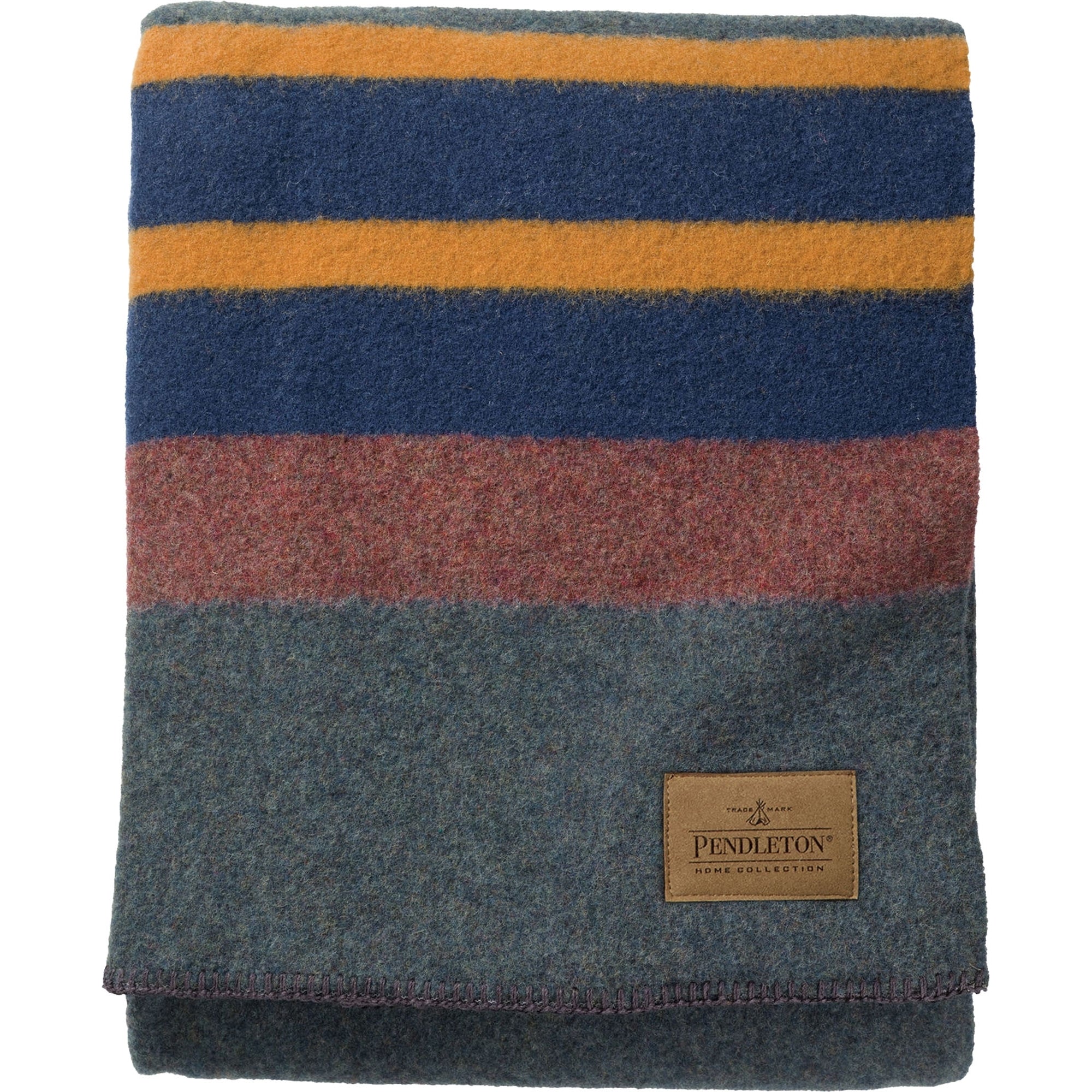 Pendleton Woolen Mills Lake Yakima Twin Camp Blanket