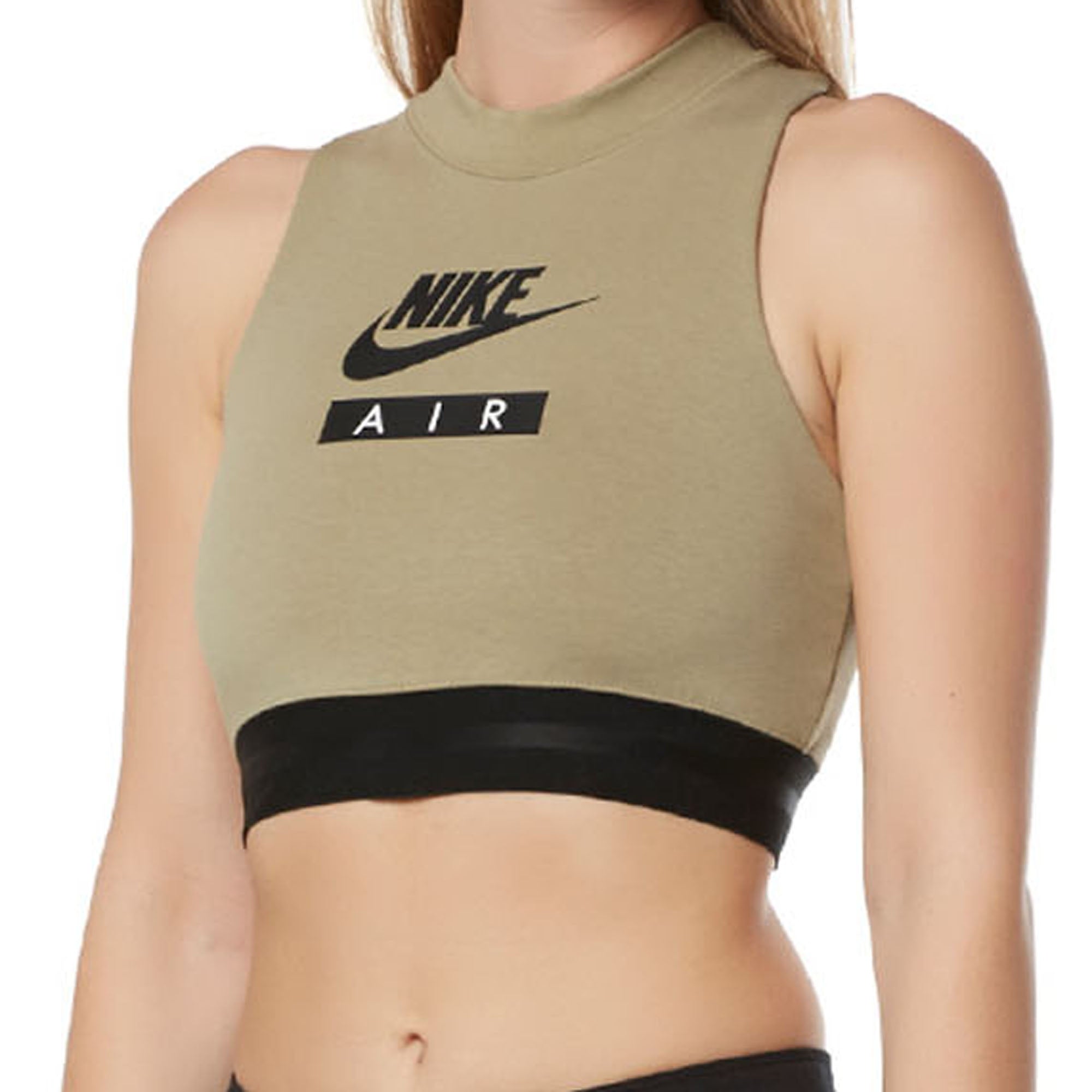 Nike Womens Olive Air Crop Top