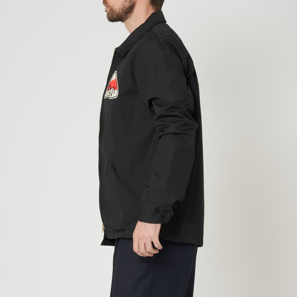 Ebbets Field Flannels Black Fuji Athletic Grounds Crew Jacket