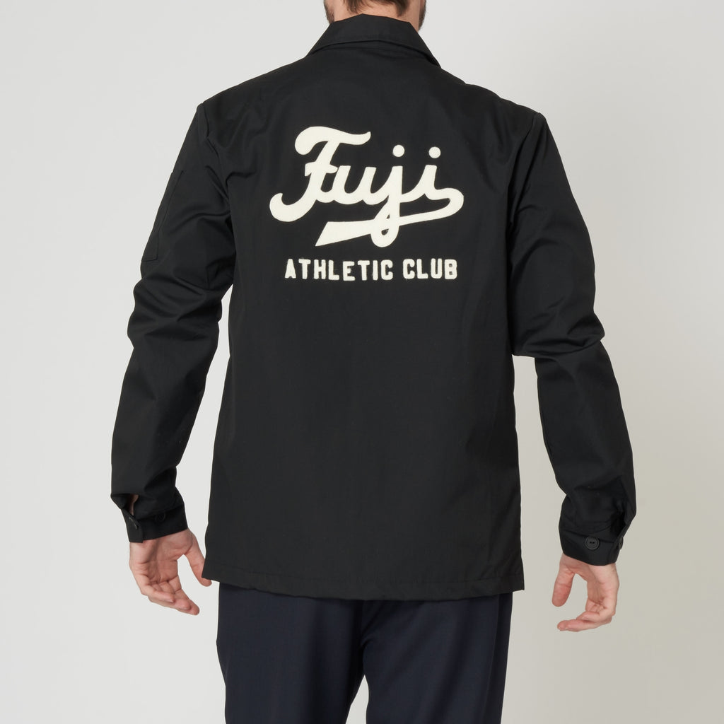 Ebbets Field Flannels Black Fuji Athletic Grounds Crew Jacket