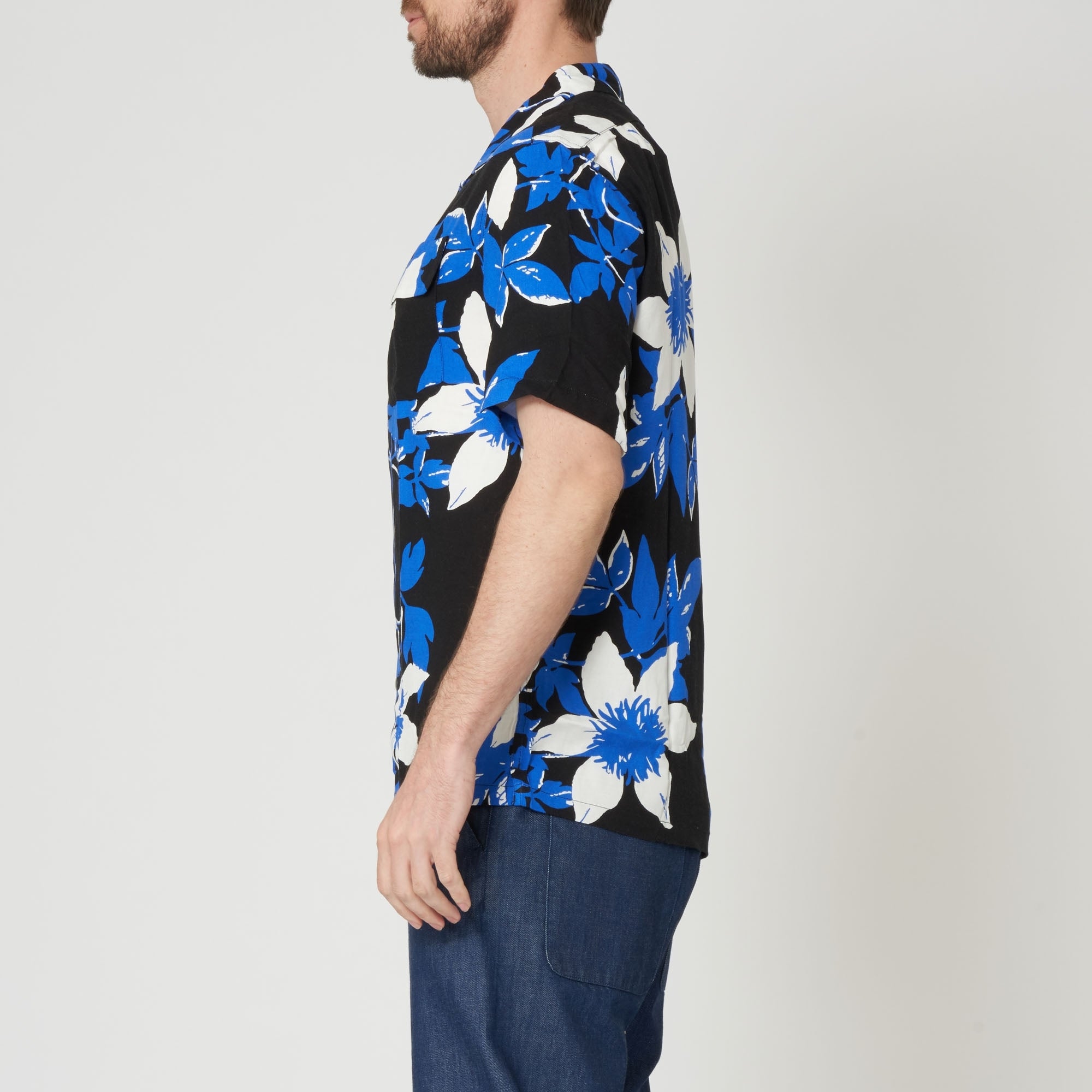 Edwin Rayon Blue Garage Shirt