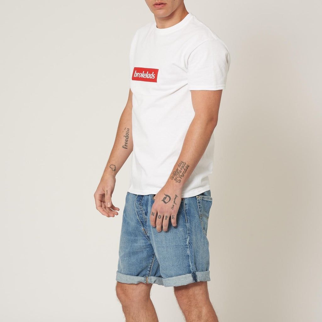Oiboy Brokelads White T-Shirt