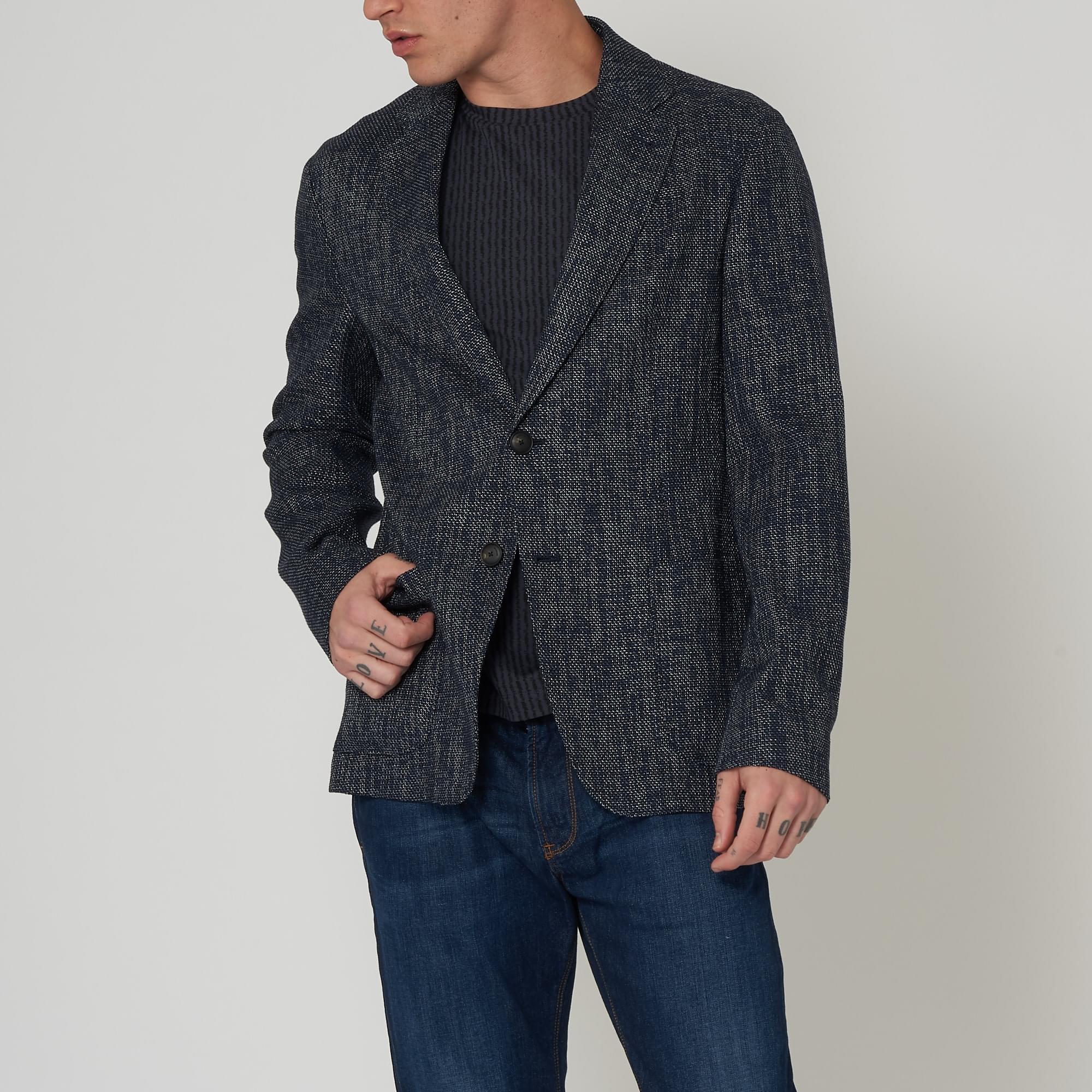 Emporio Armani Bleu Blazer