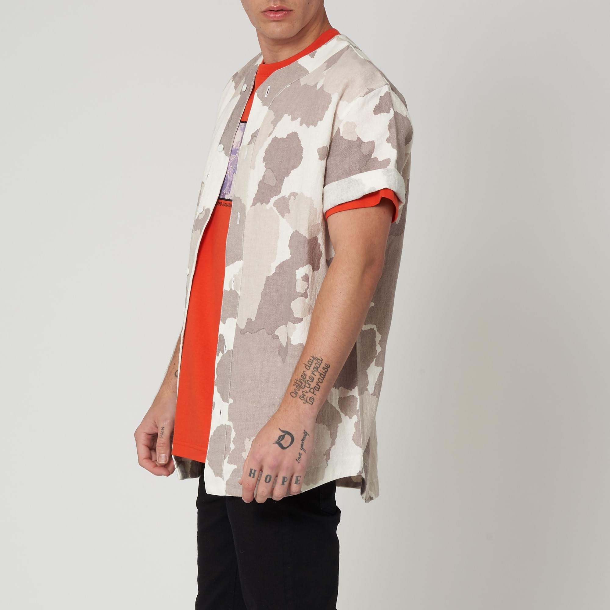 Maharishi Dusk Camo Baseball Shirt