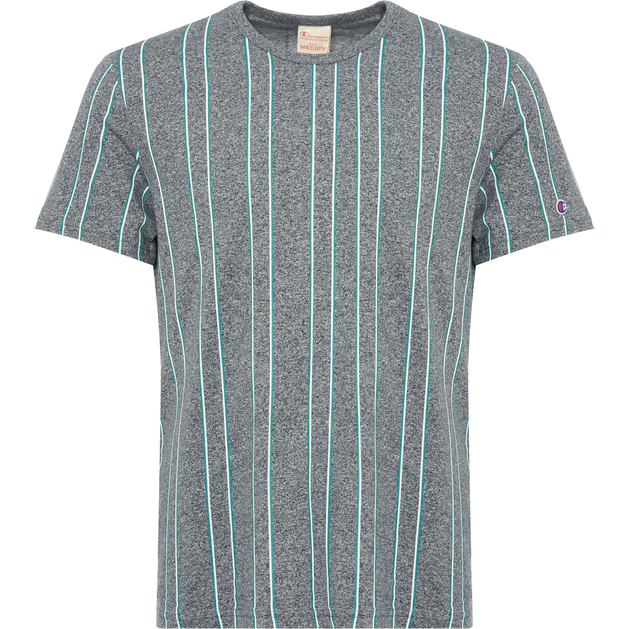 Champion Grey Stripe Crew Tee