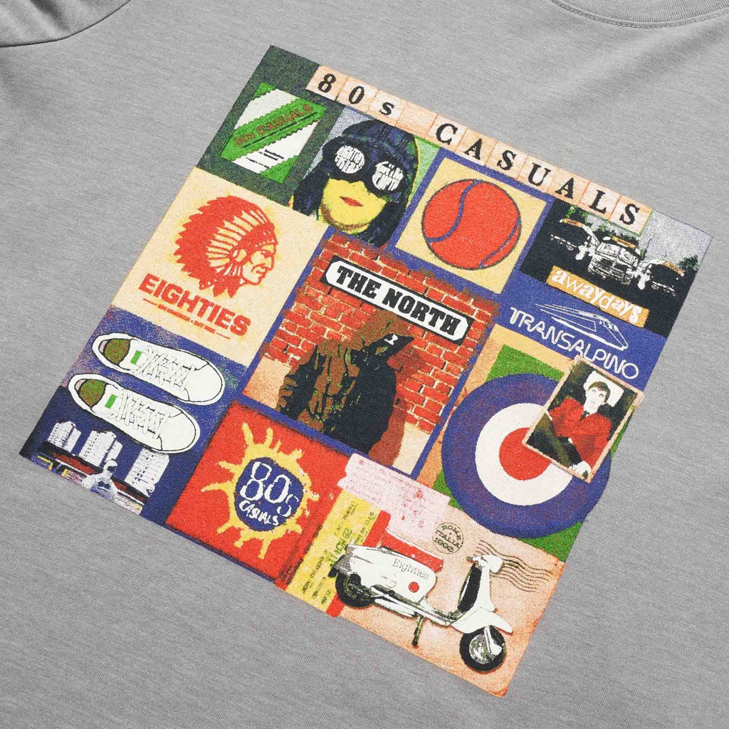 80's Casuals Grey Sources of 80's Casuals T-Shirt