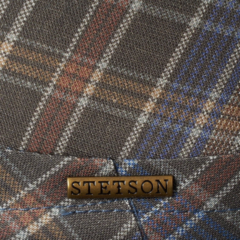 Stetson Hats Checked Pork Pie Hat