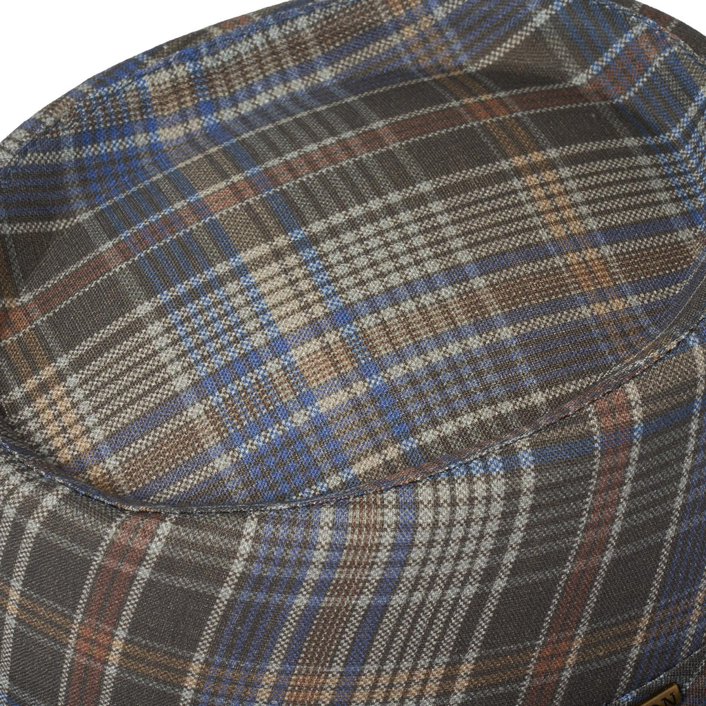 Stetson Hats Checked Pork Pie Hat