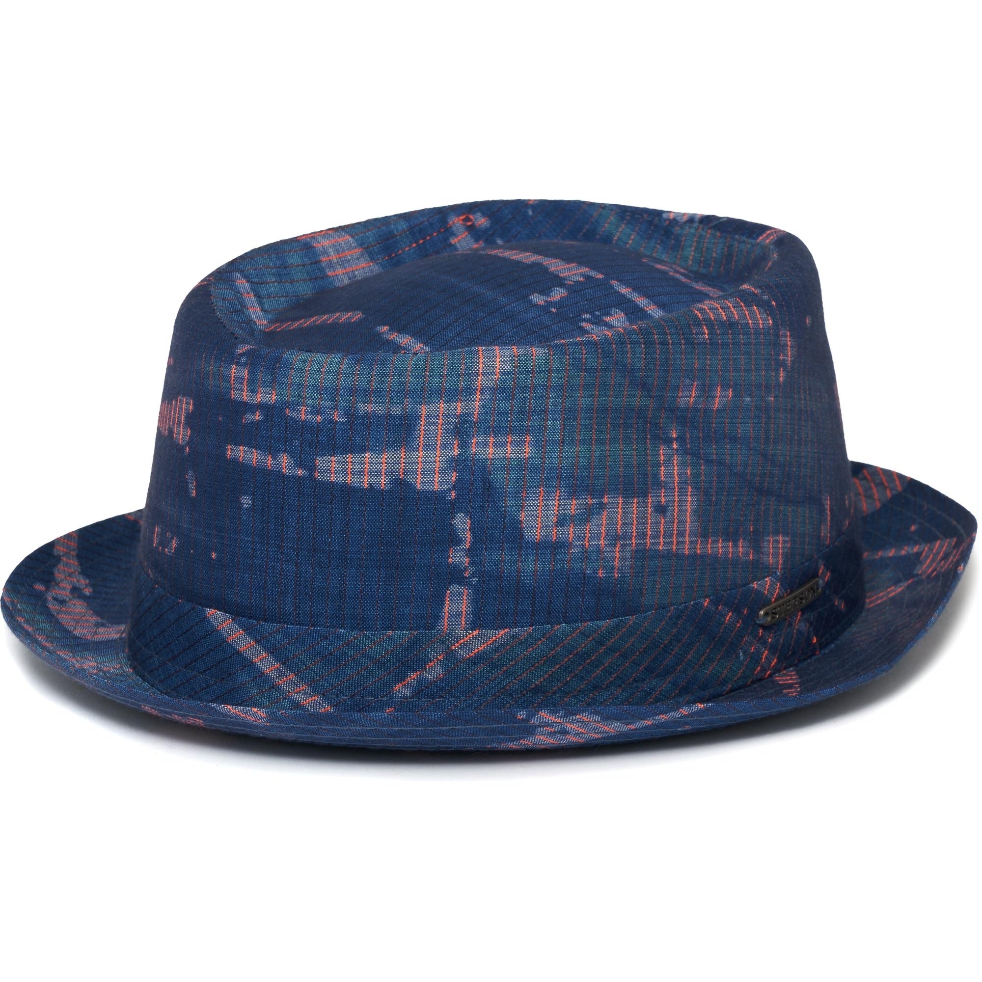 Stetson Hats Pork Pie Hat- Blue