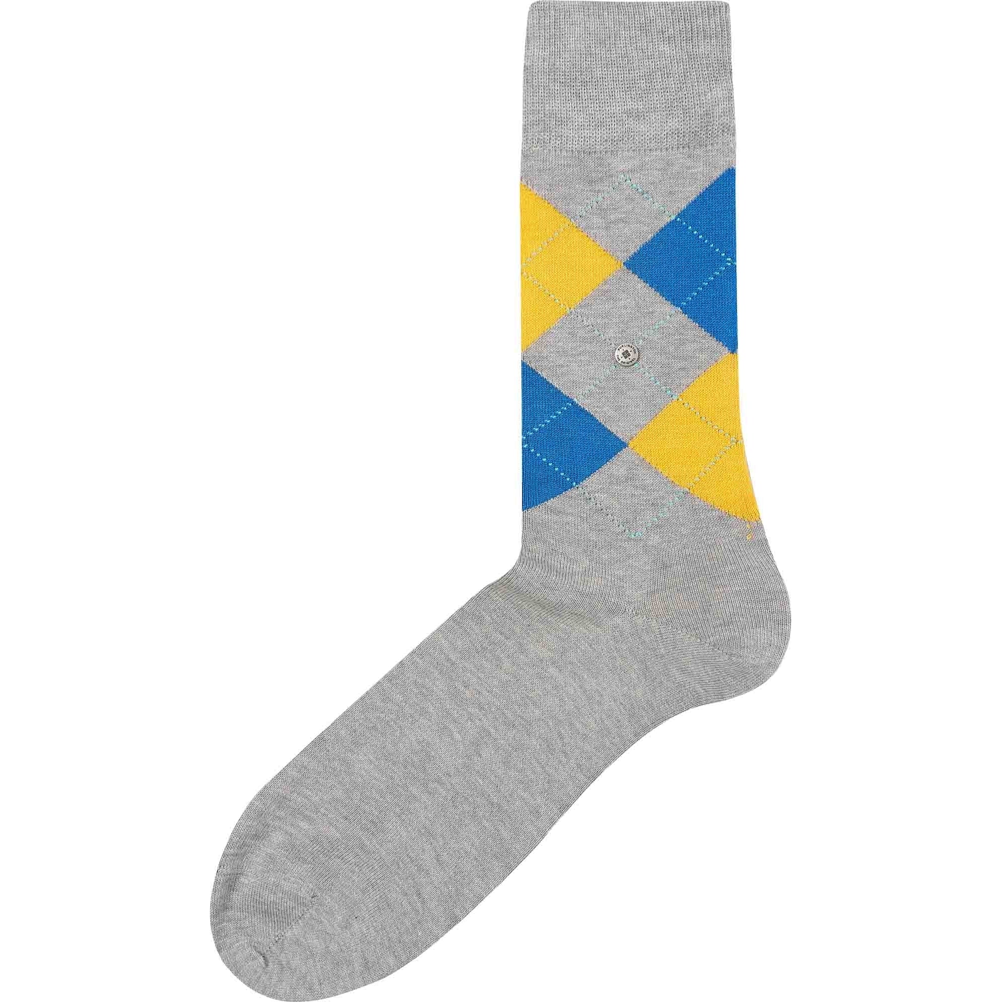 Burlington Socks Grey Manchester Socks