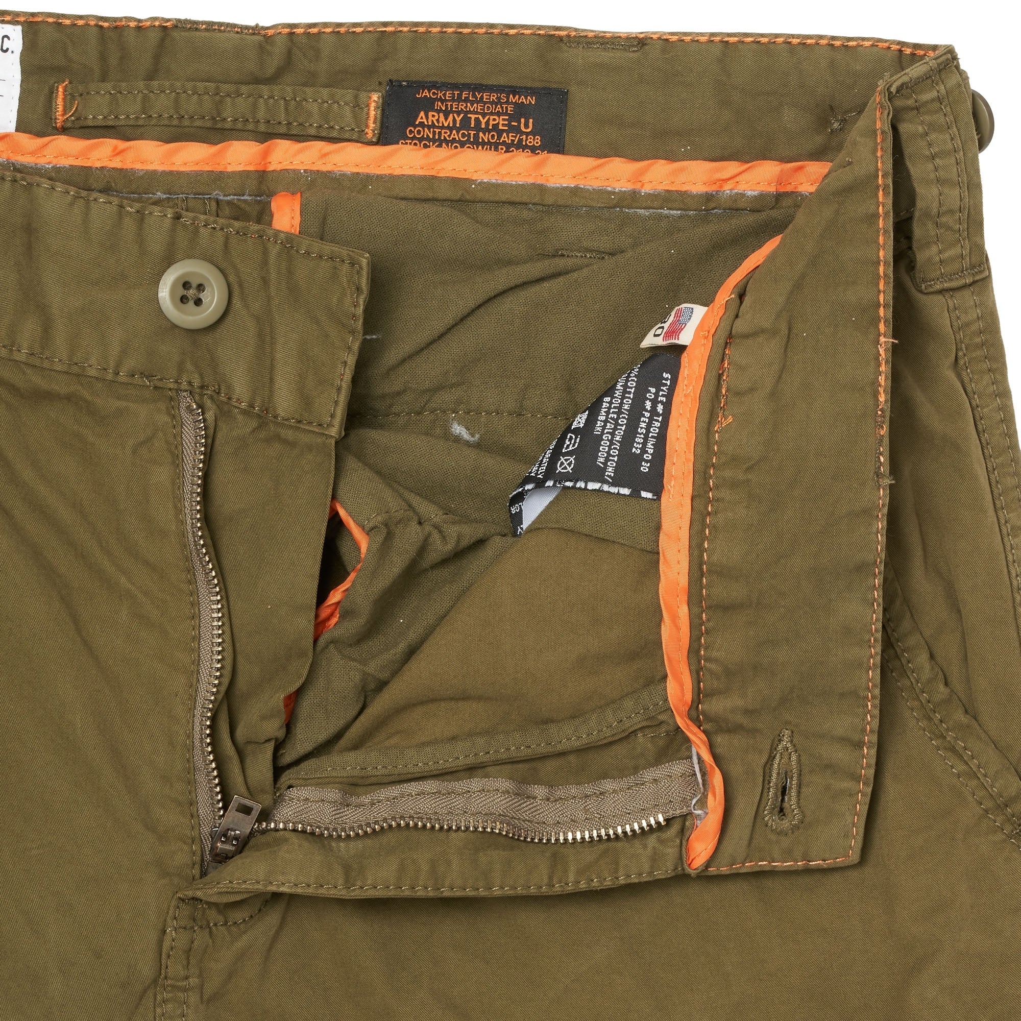 Schott NYC Khaki TR Olimpo 30 Shorts