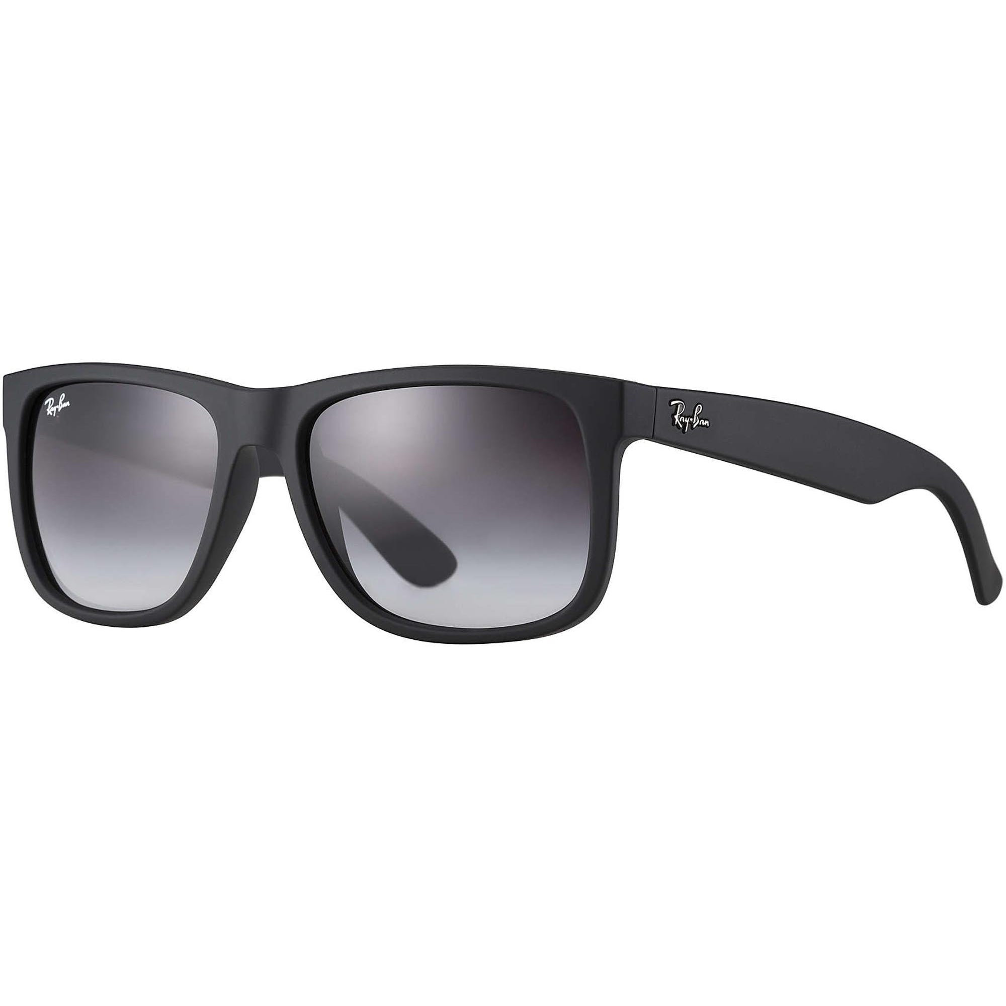 Ray Ban Black Justin Sunglasses - Grey Gradient Lenses