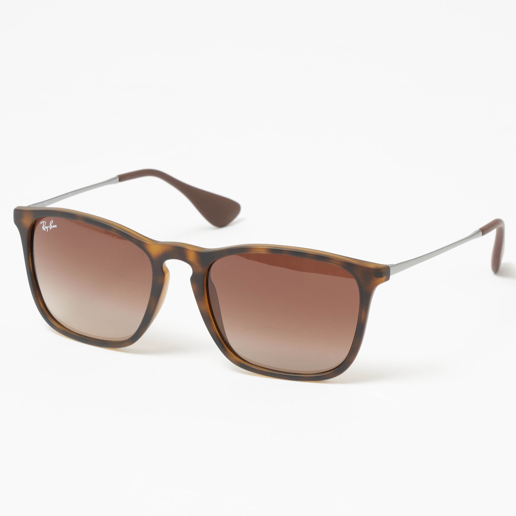 Ray Ban Tortoise Chris Sunglasses - Brown Gradient Lenses